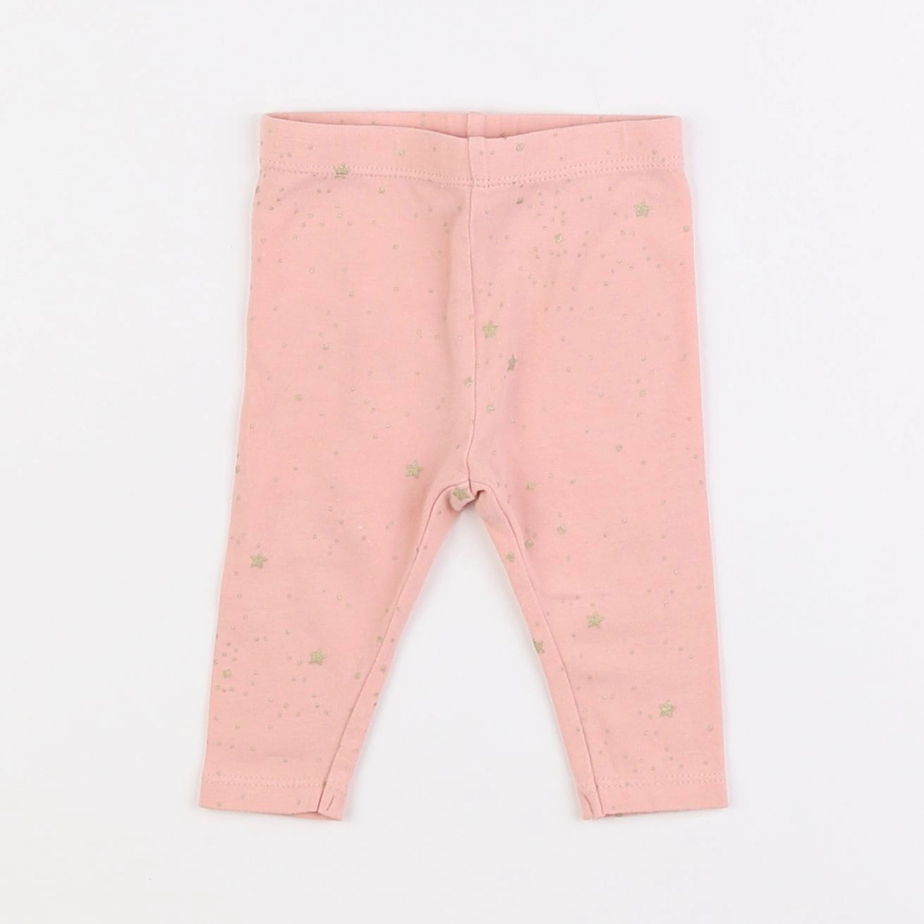 Vertbaudet - legging rose - 3 mois
