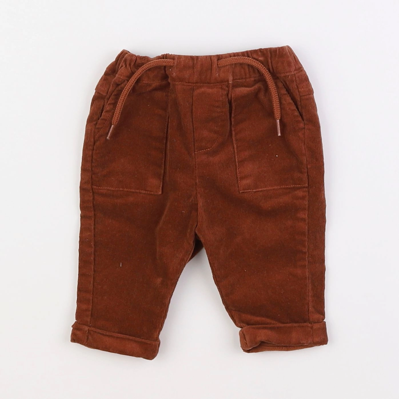 Vertbaudet - pantalon marron - 1 mois