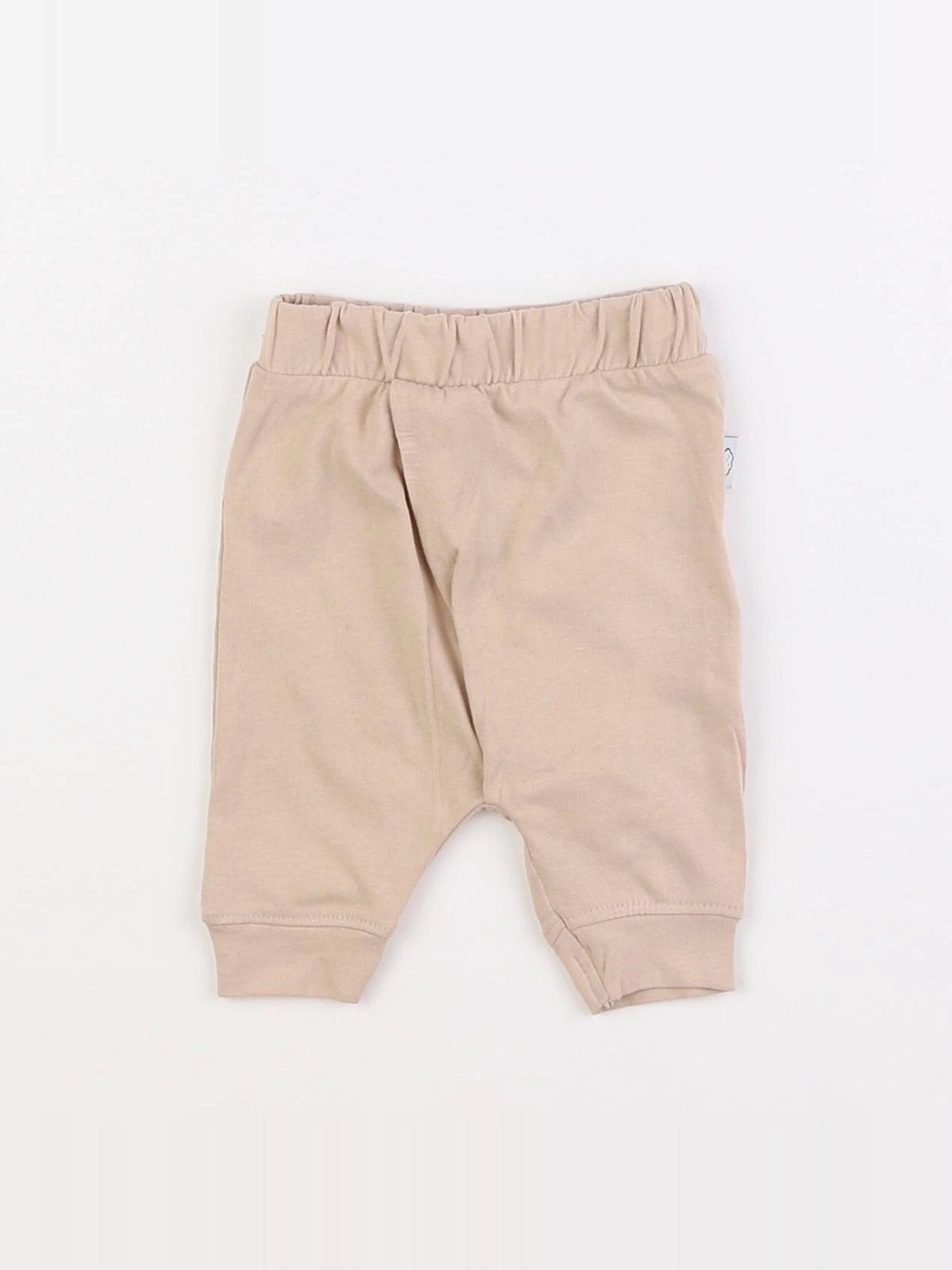 Vertbaudet - sarouel beige - 0 mois