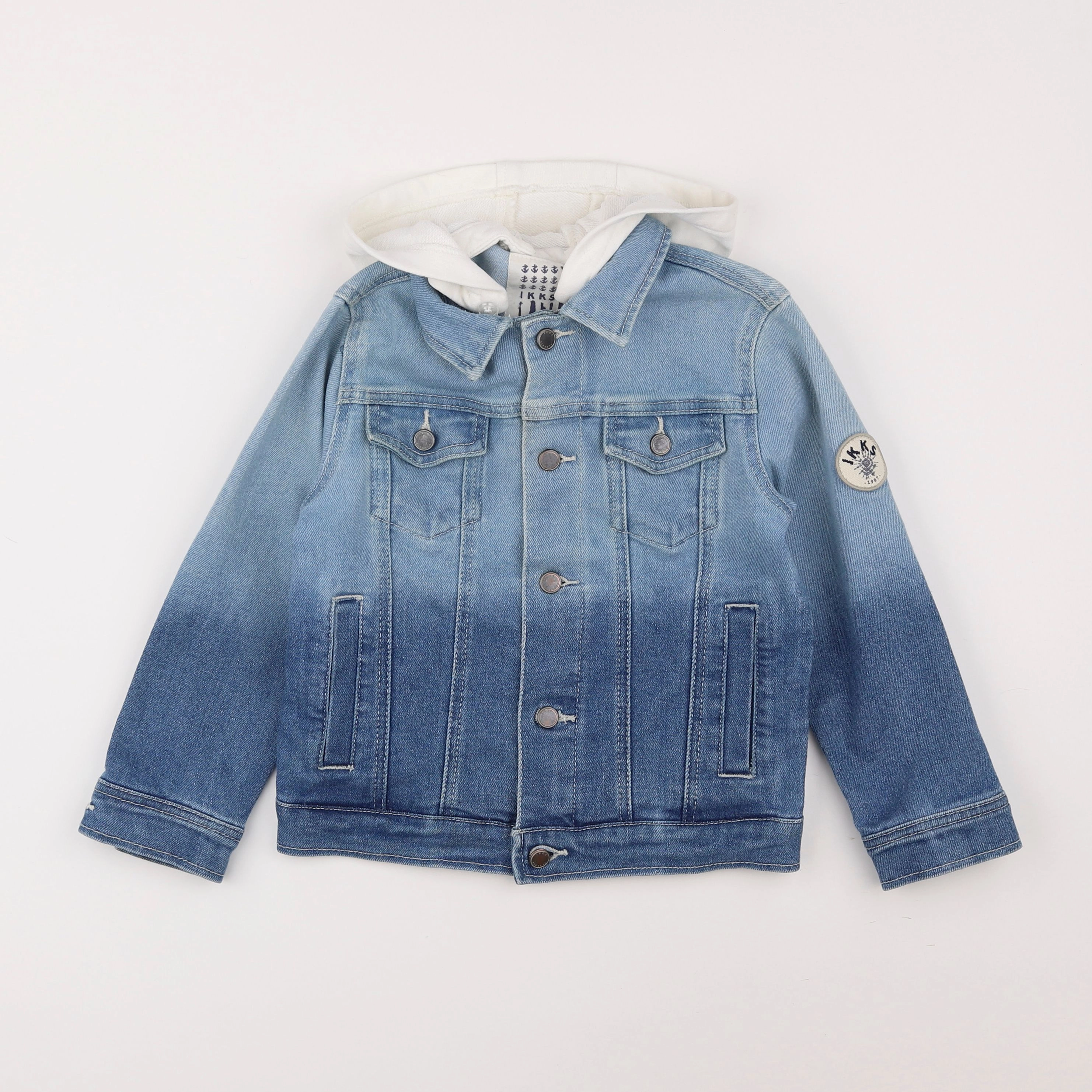 IKKS - veste bleu - 6 ans