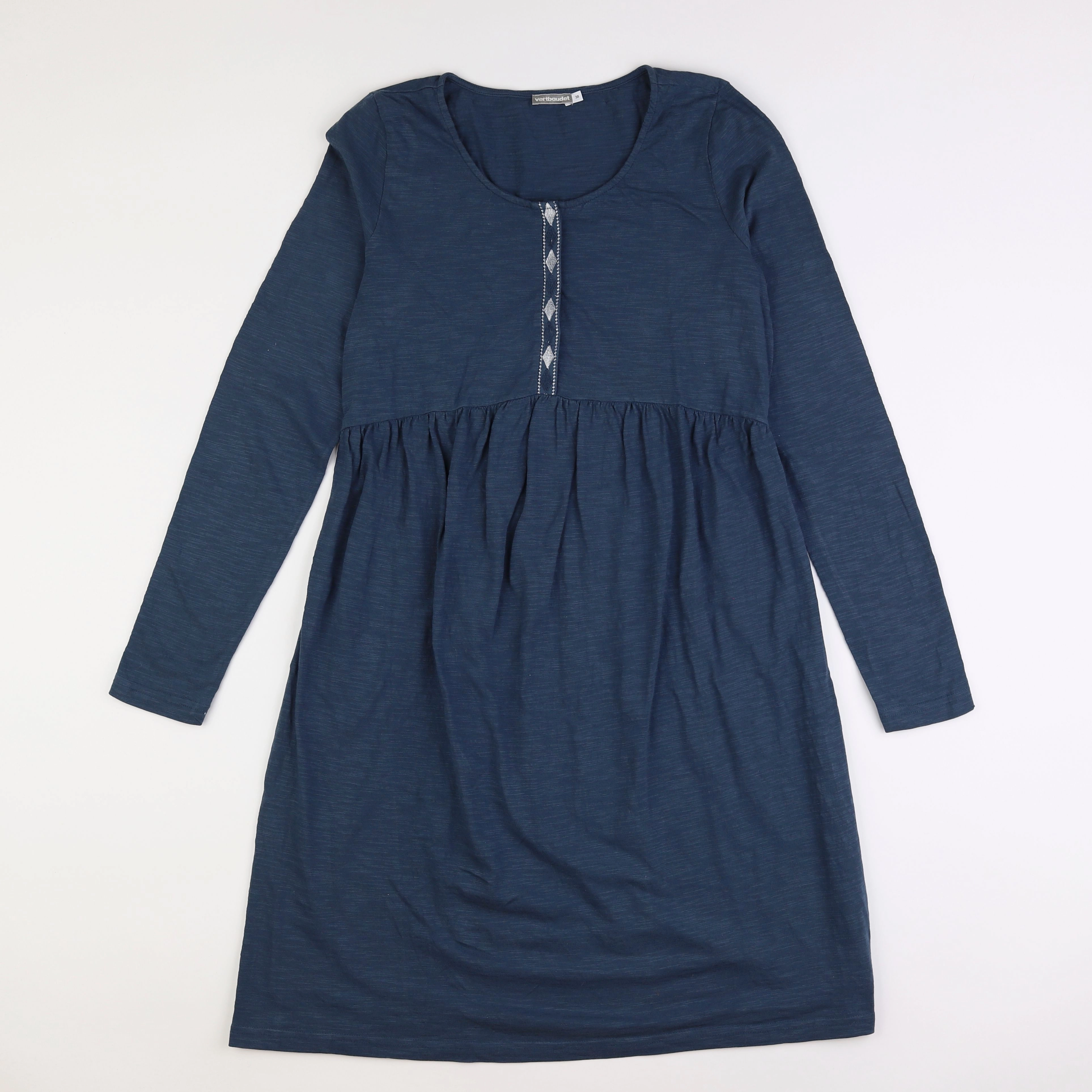 Vertbaudet - robe grossesse, allaitement bleu - 38