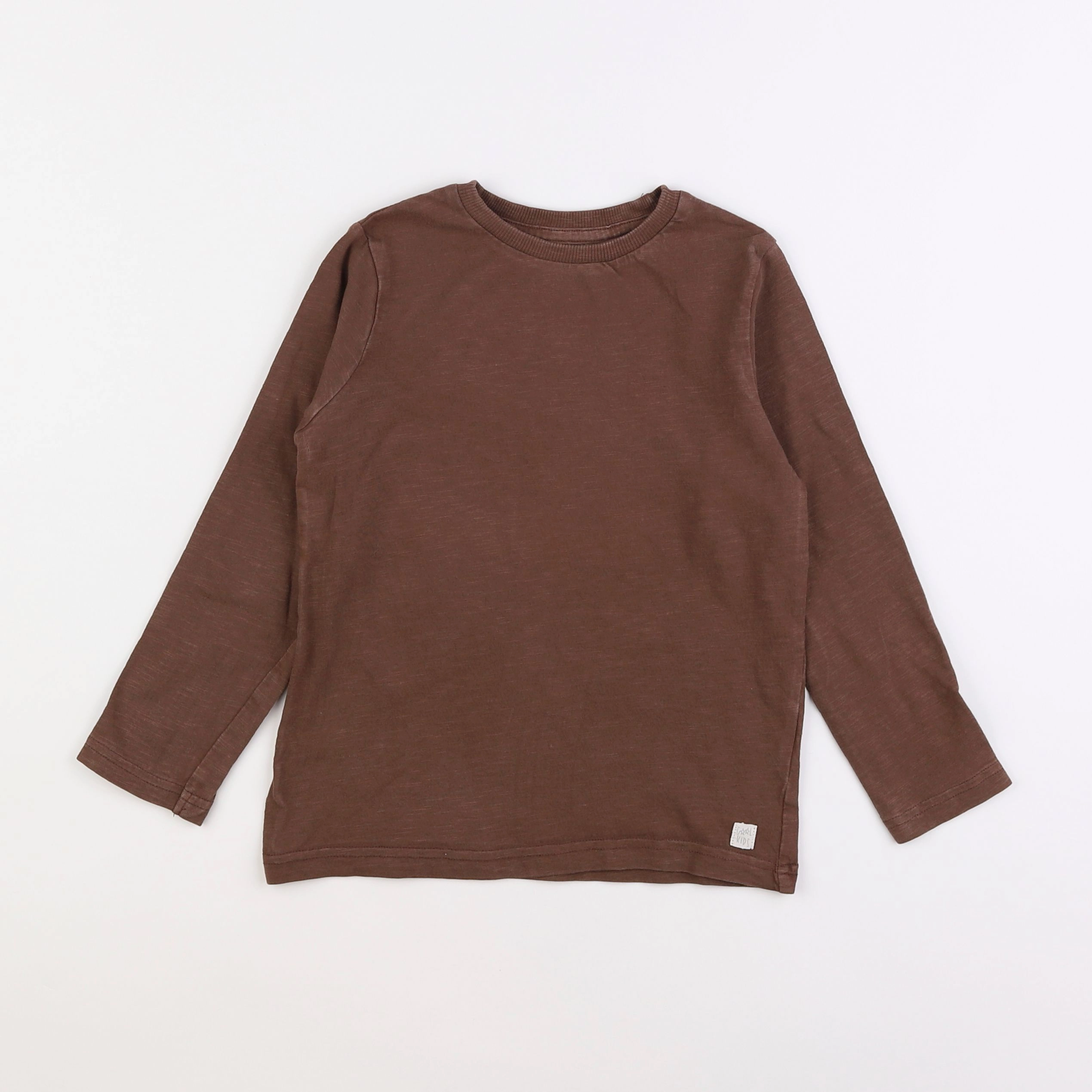 Vertbaudet - tee-shirt marron - 6 ans