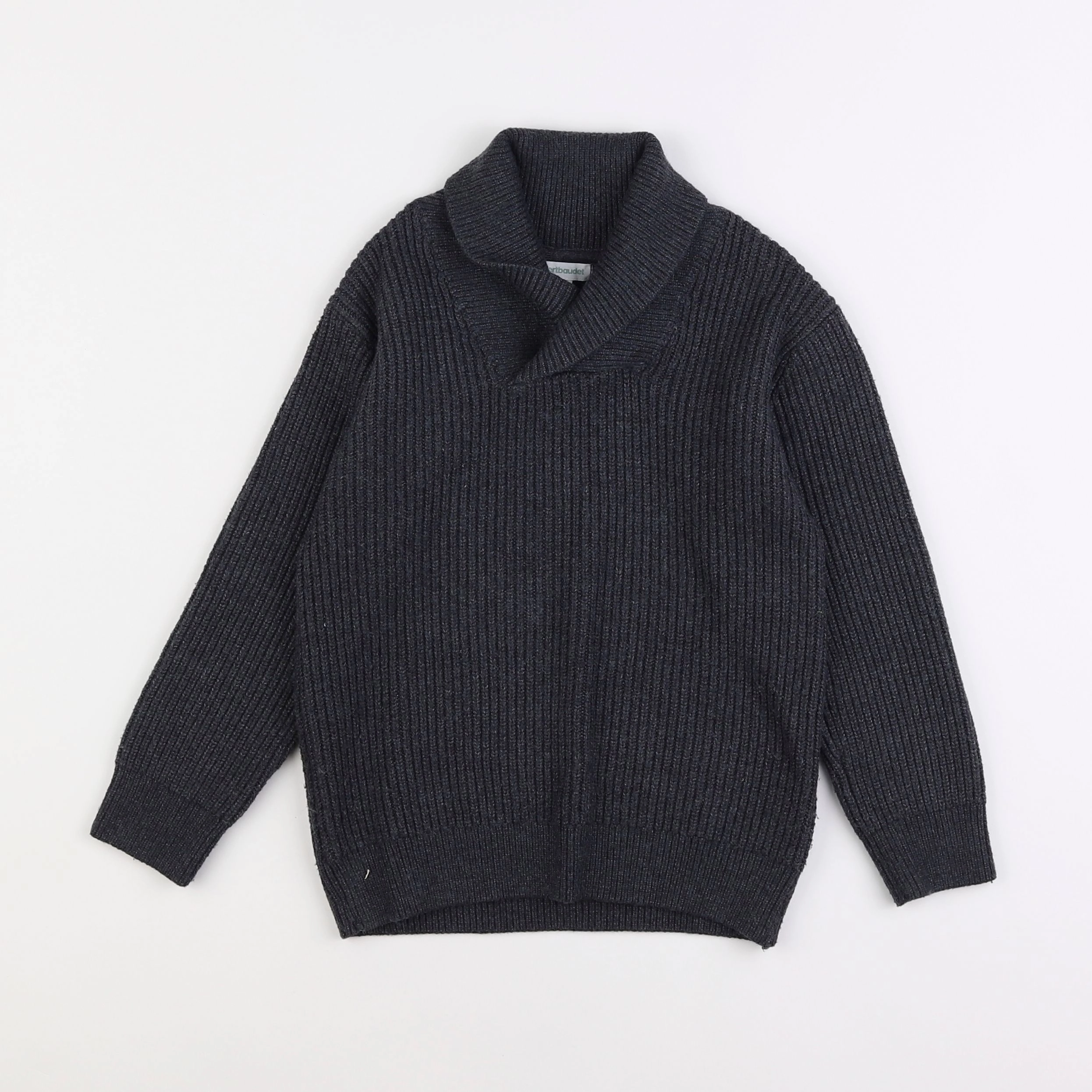 Vertbaudet - pull gris - 6 ans