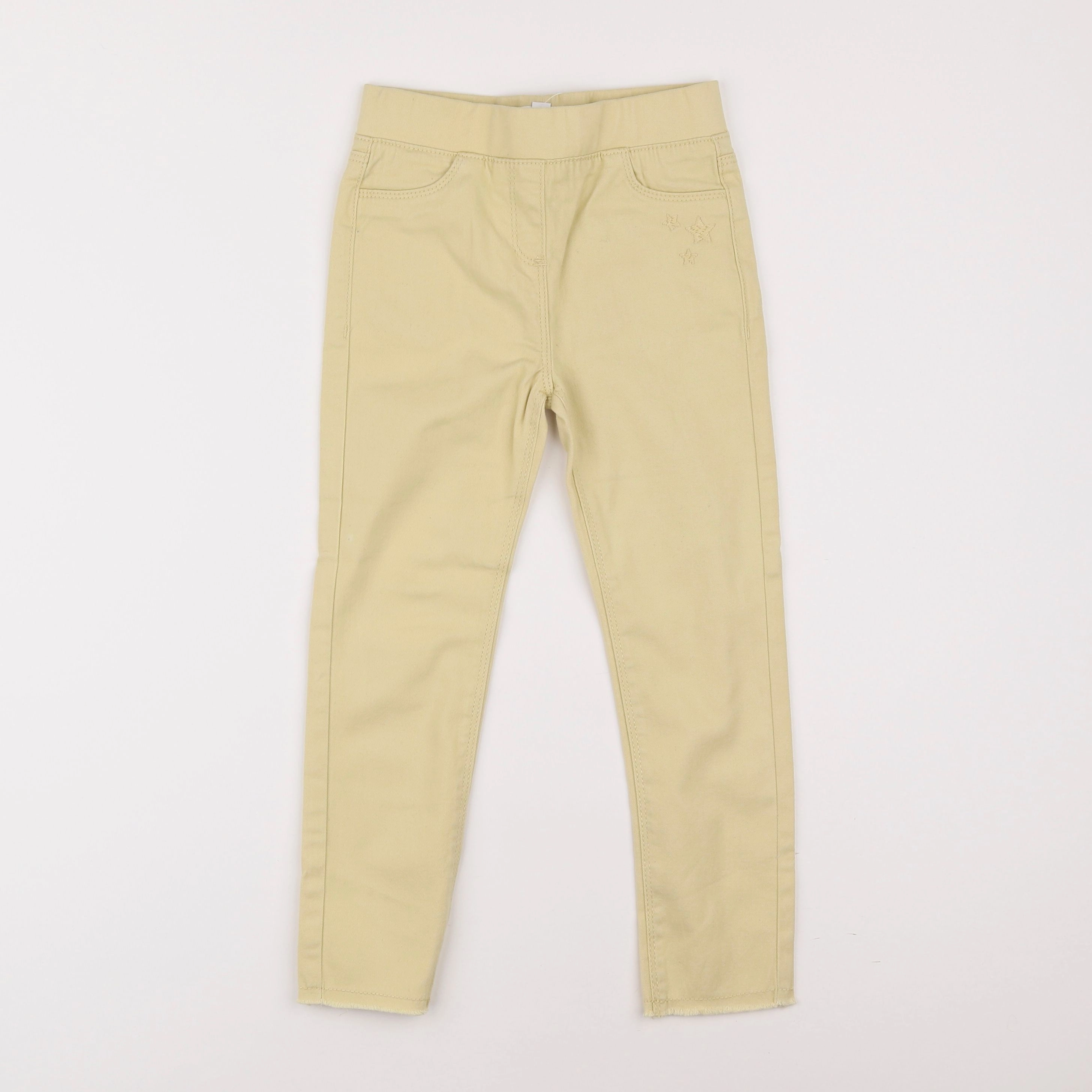 Vertbaudet - jegging jaune - 5 ans