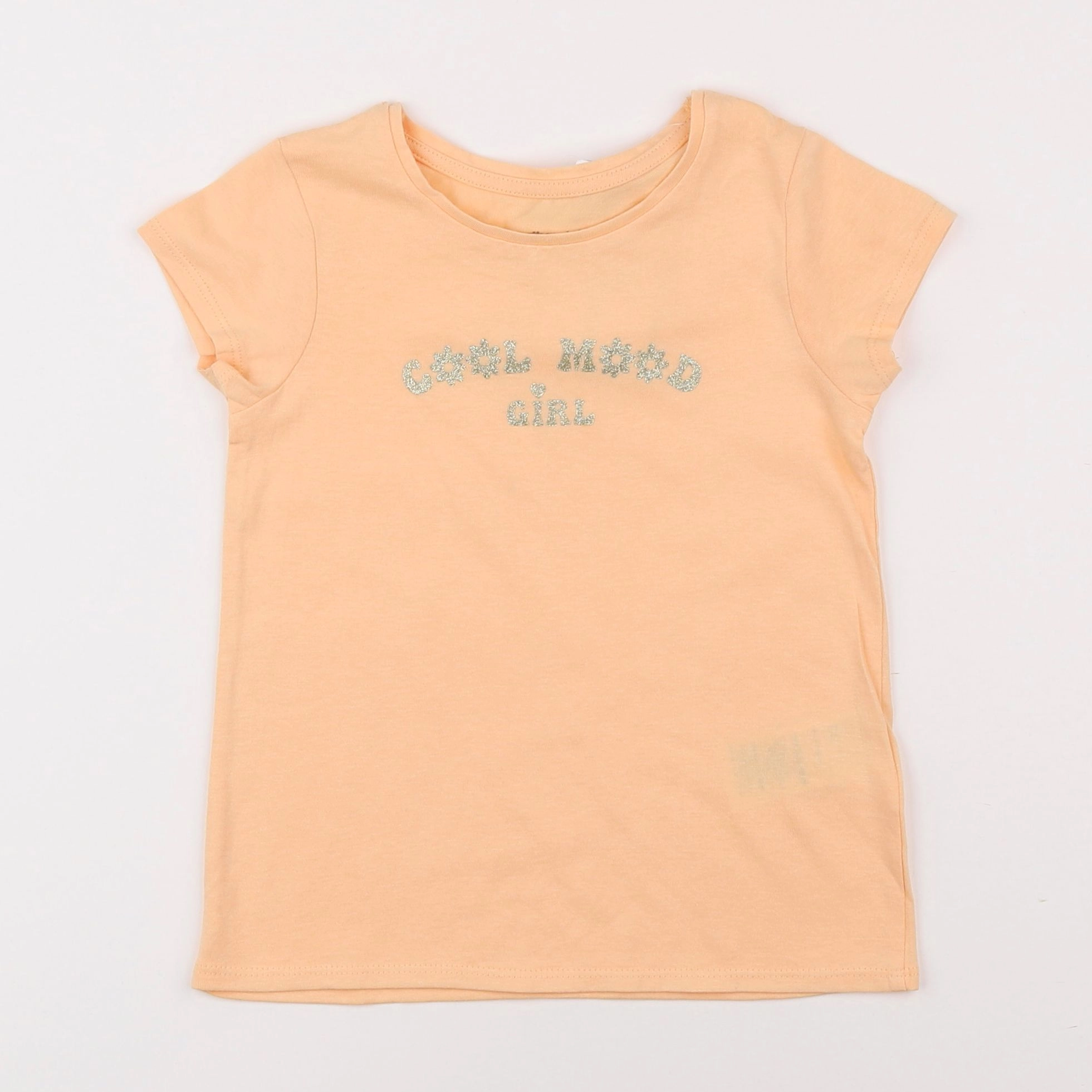 Vertbaudet - tee-shirt orange - 4 ans