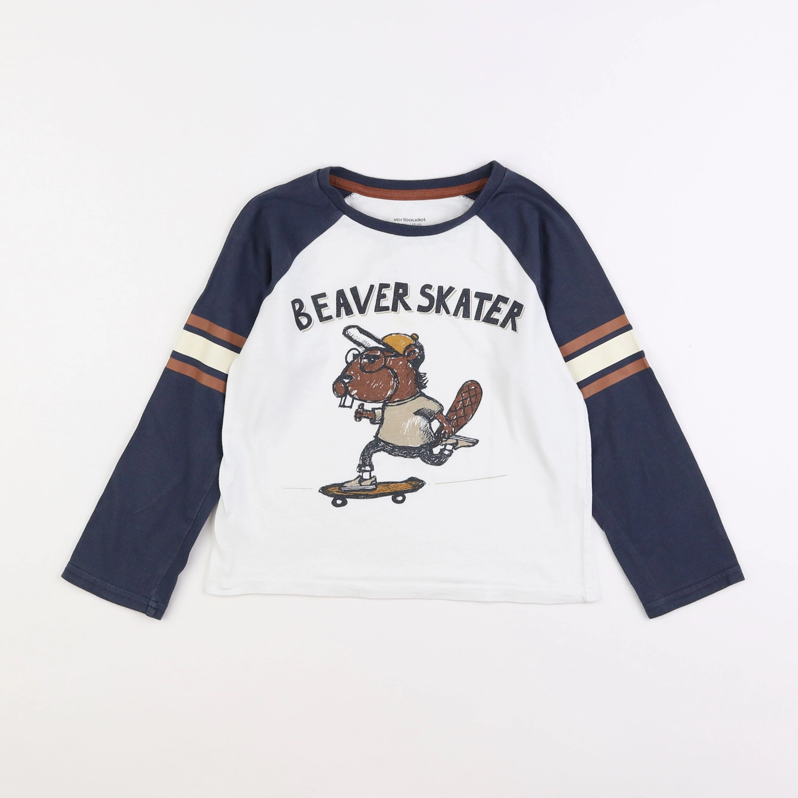 Vertbaudet - tee-shirt multicolore - 6 ans