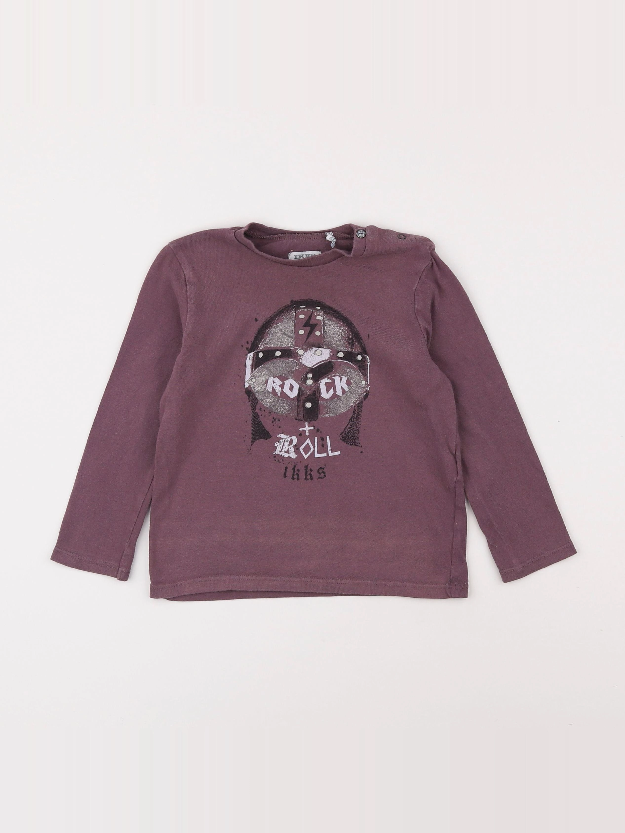 IKKS - tee-shirt violet - 3 ans