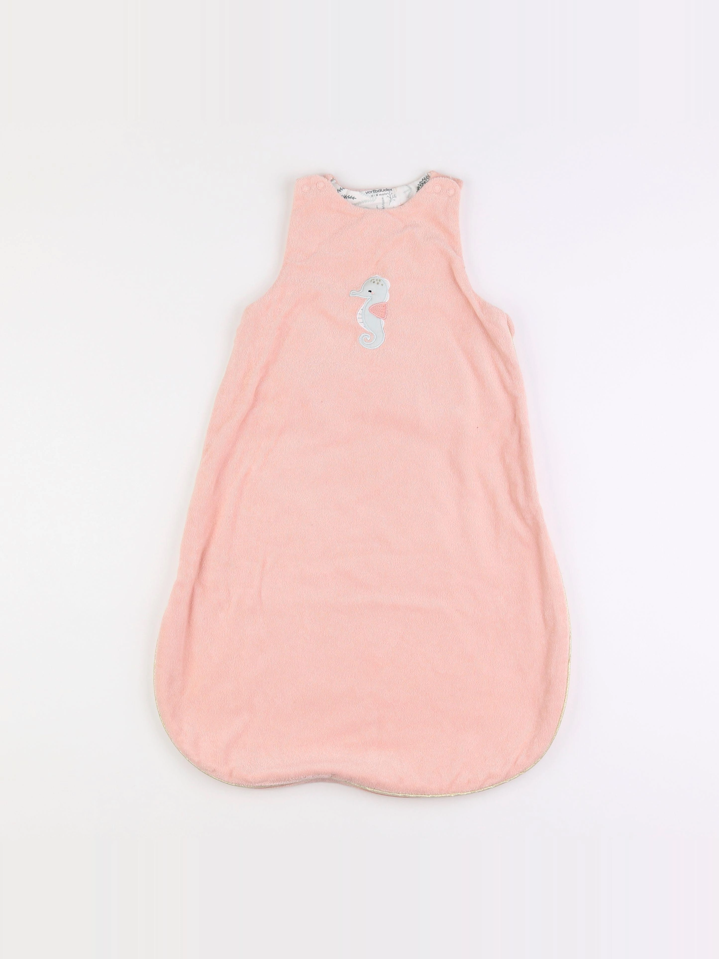 Vertbaudet - gigoteuse rose - 0/6 mois
