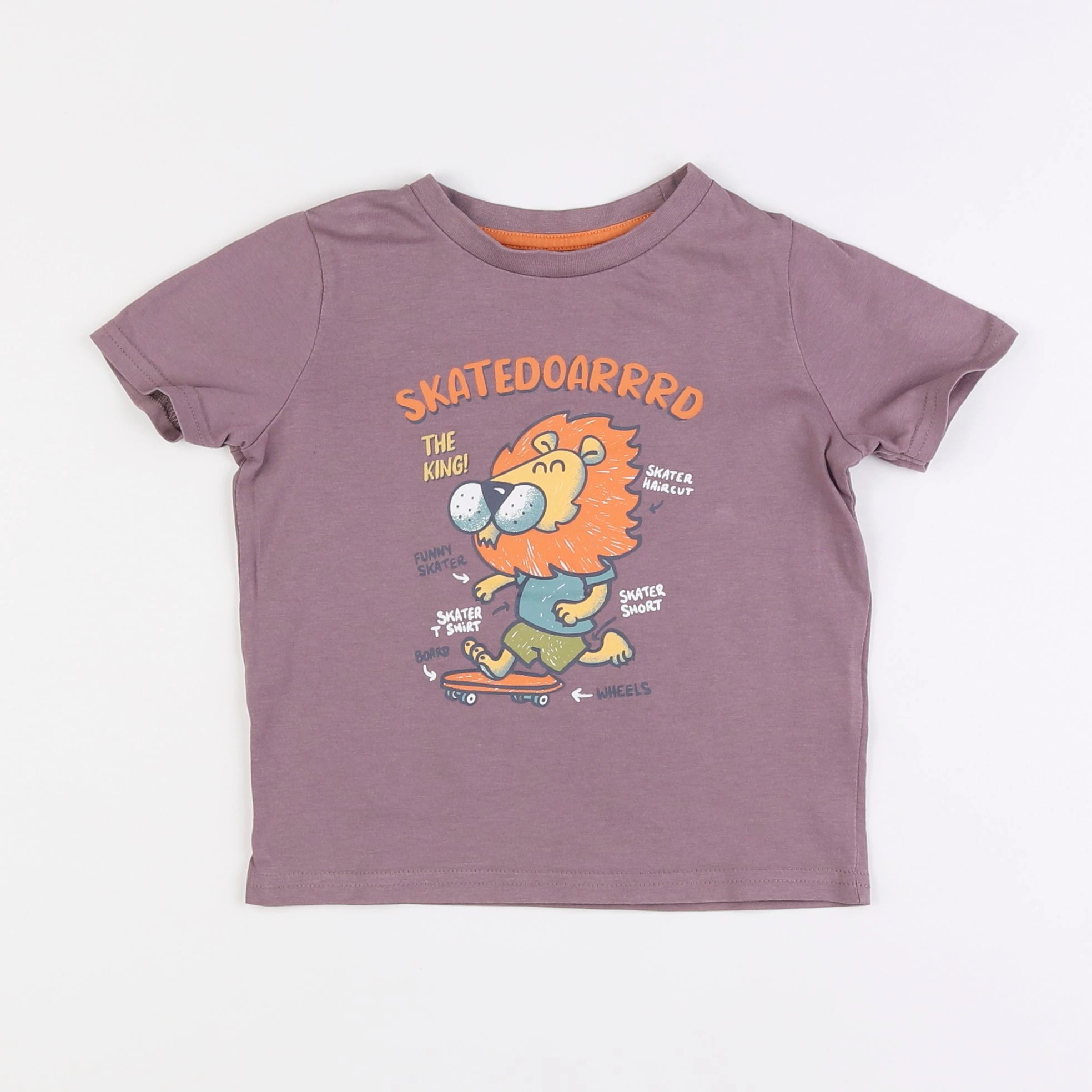 Vertbaudet - tee-shirt violet - 3 ans