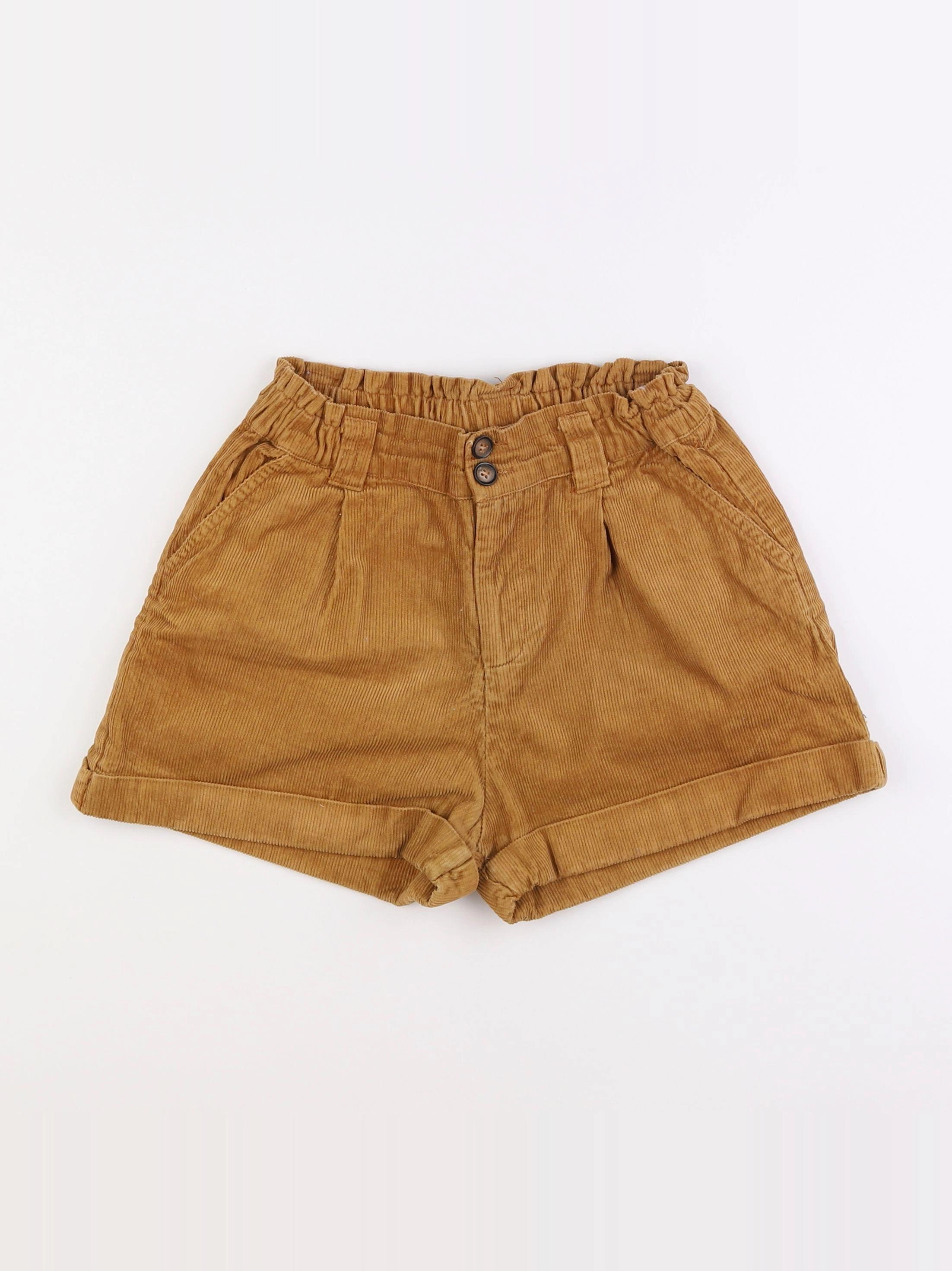 Monoprix - short marron - 12 ans