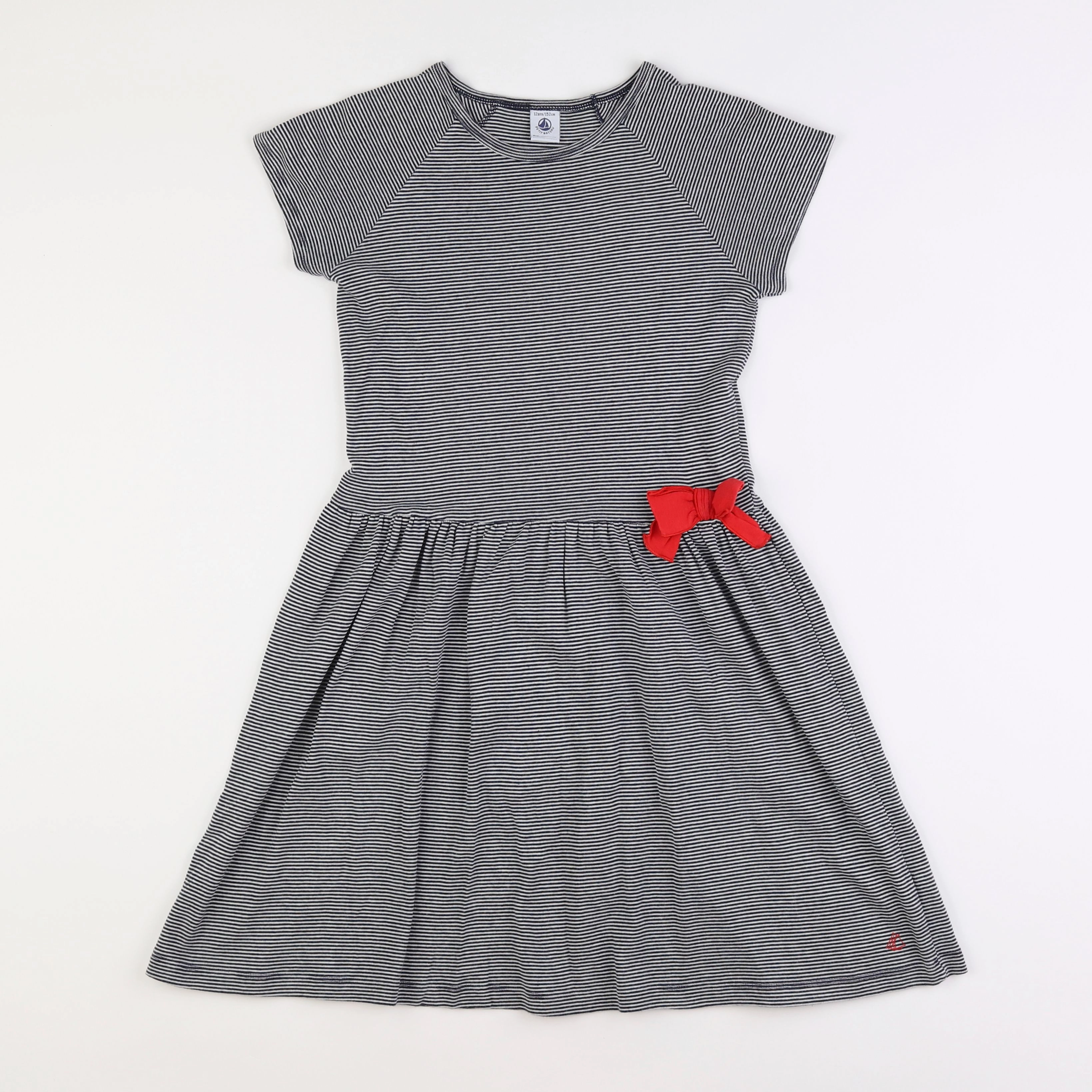 Petit Bateau - robe bleu - 12 ans