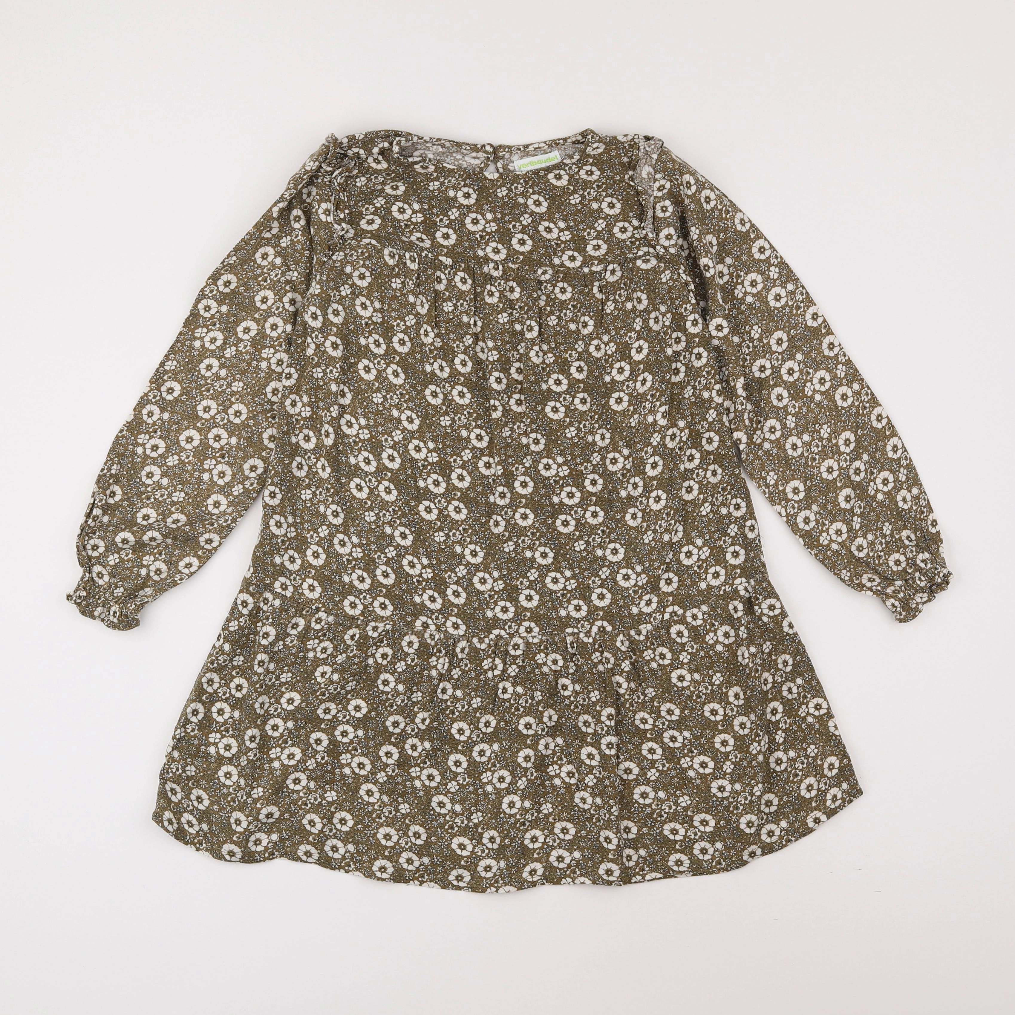 Vertbaudet - robe vert - 8 ans