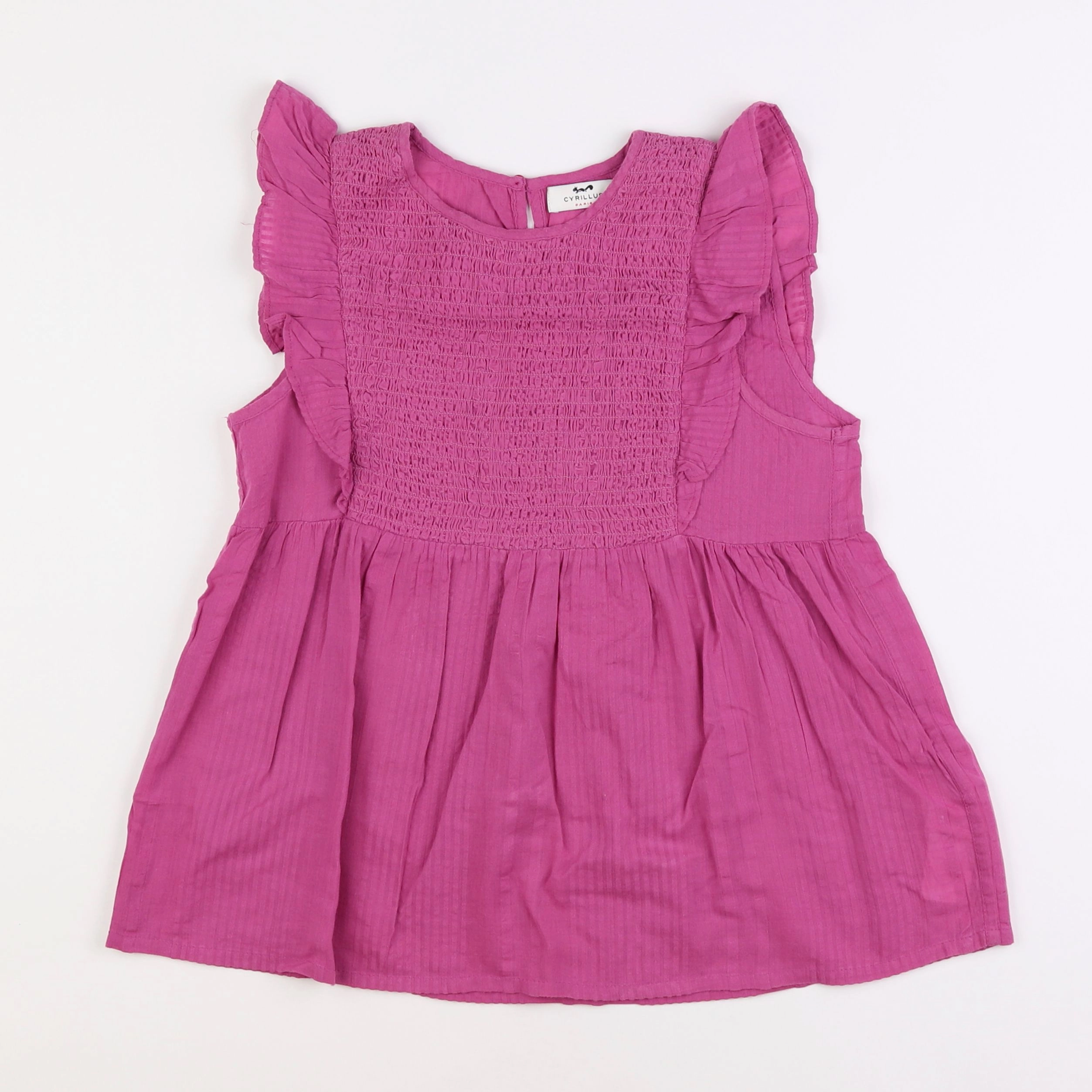 Cyrillus - blouse rose - 12 ans