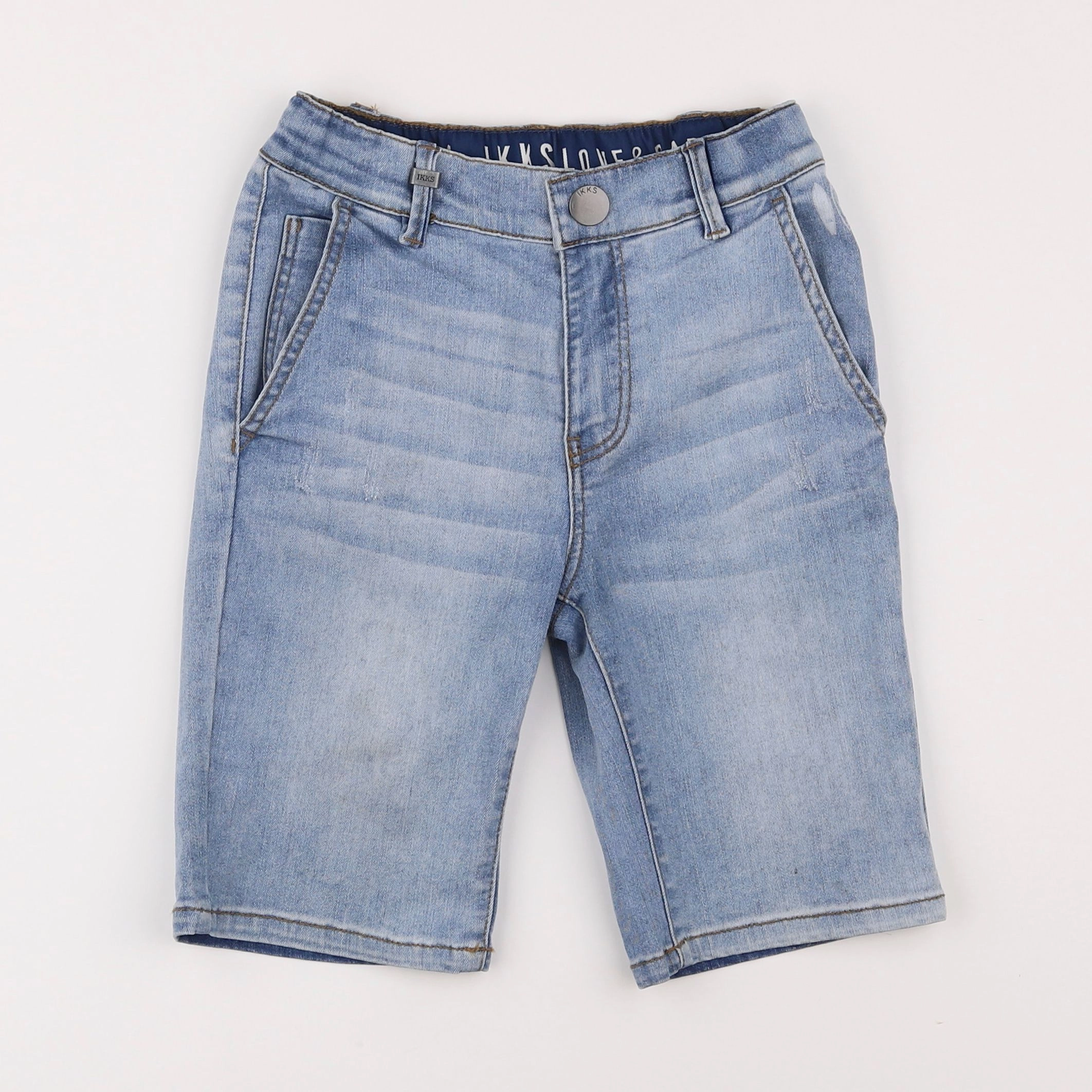 IKKS - short bleu - 8 ans