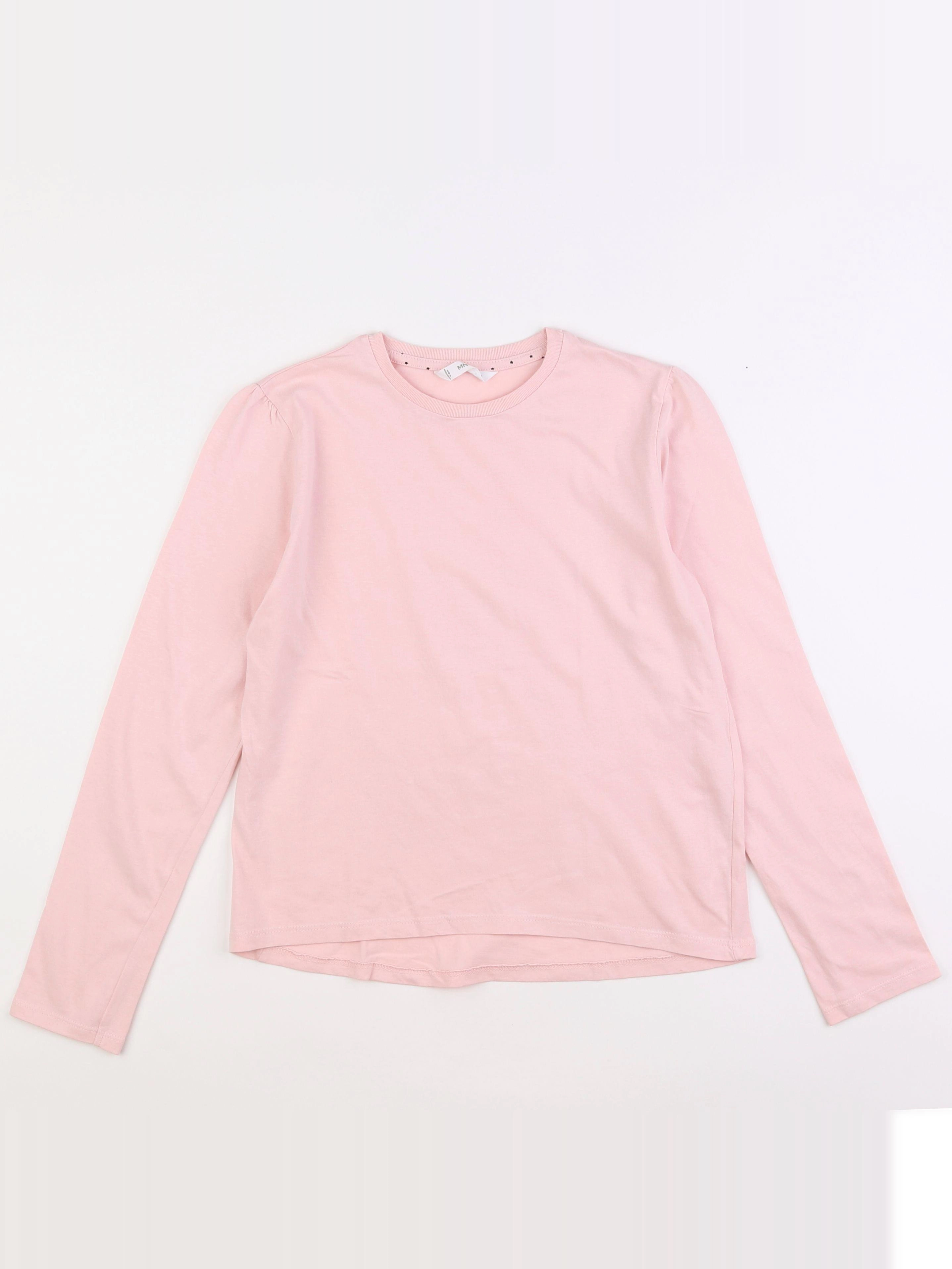 Mango - tee-shirt rose - 11/12 ans