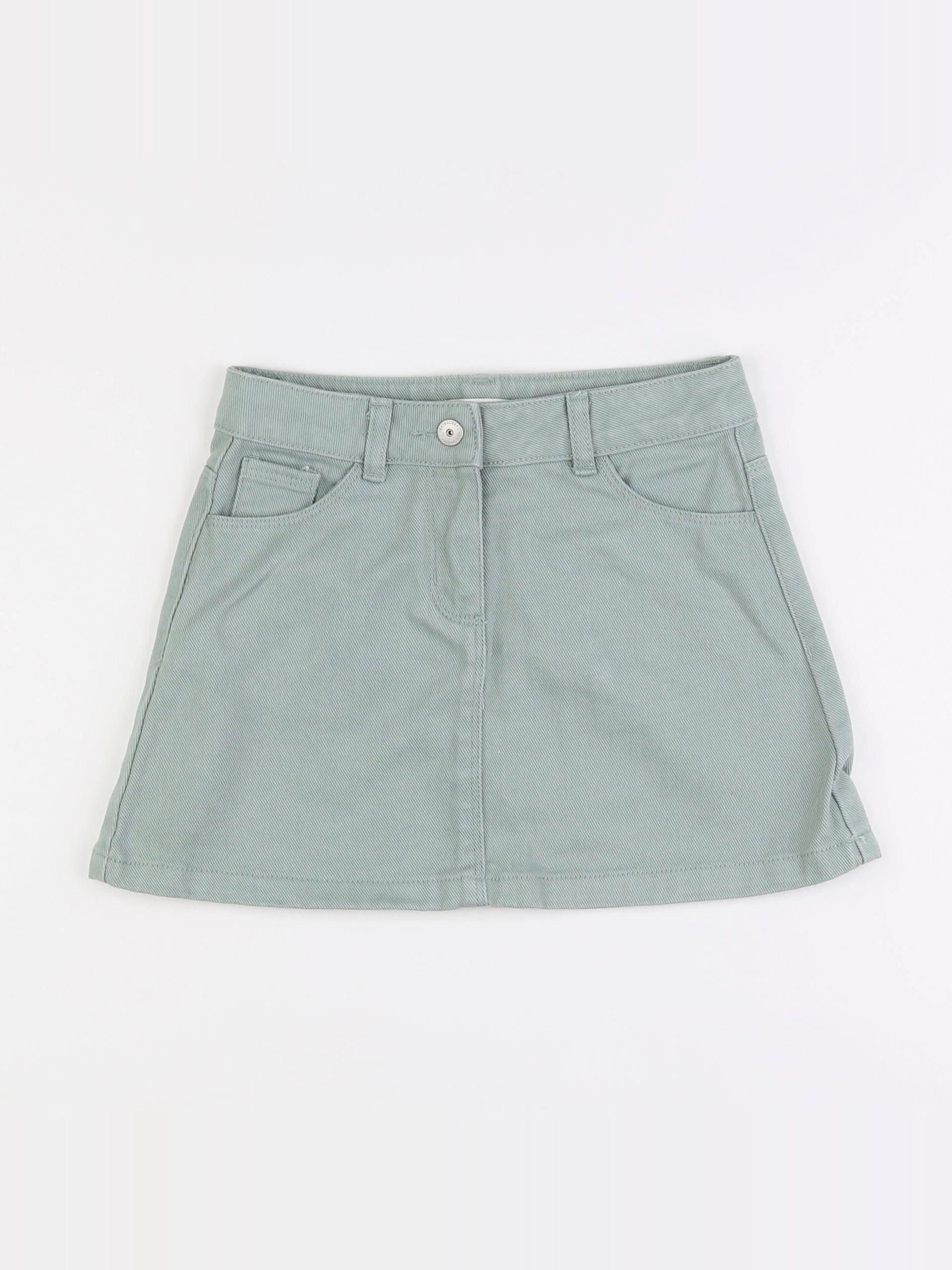 Vertbaudet - jupe vert - 7 ans