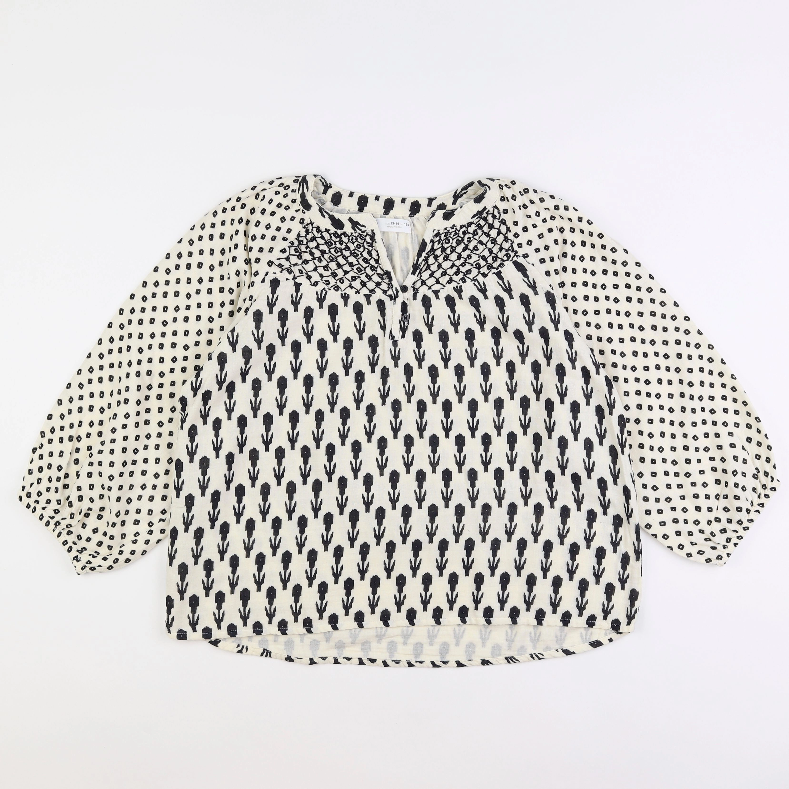 Zara - blouse beige - 13/14 ans