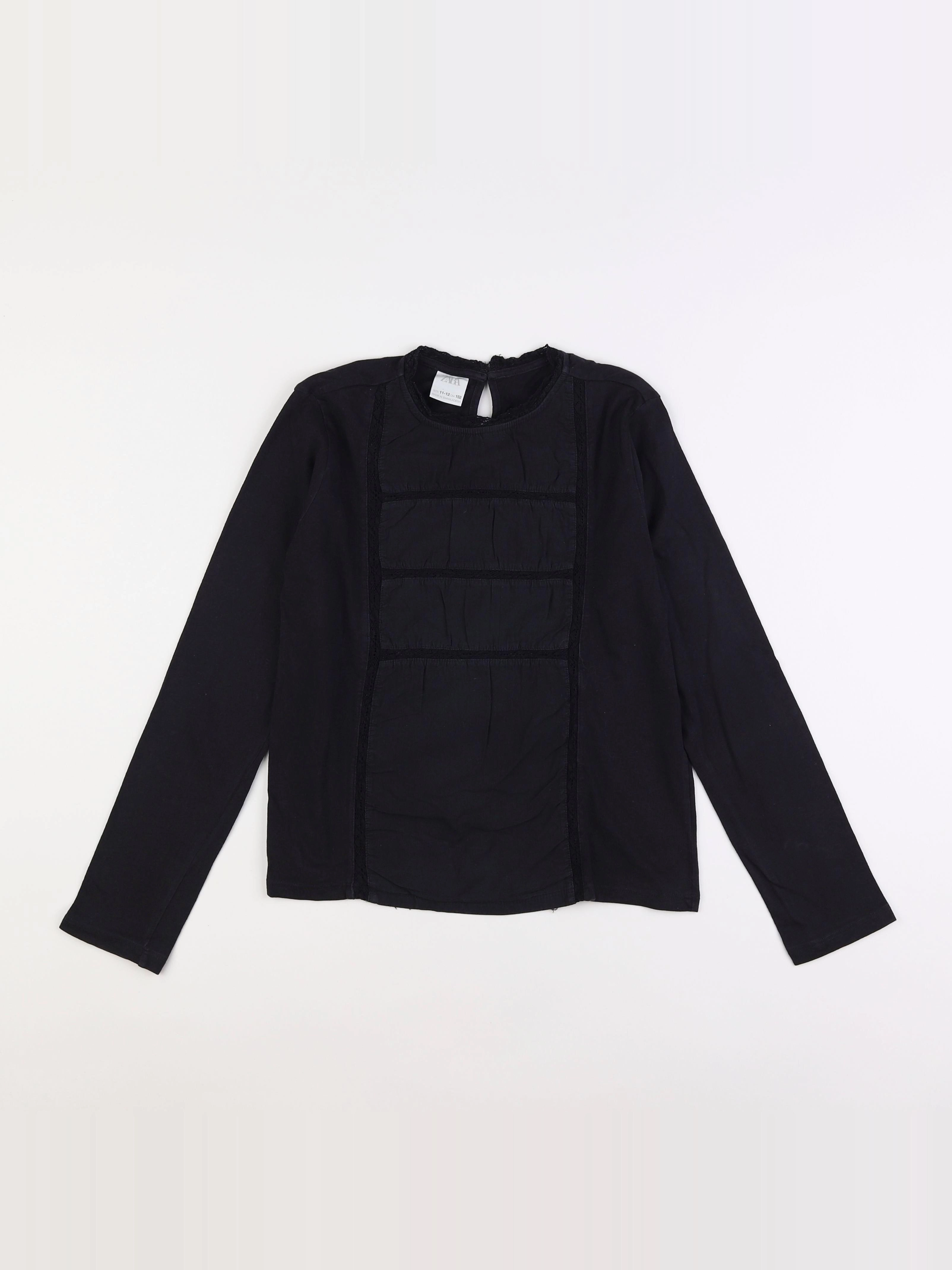 Zara - tee-shirt noir - 11/12 ans