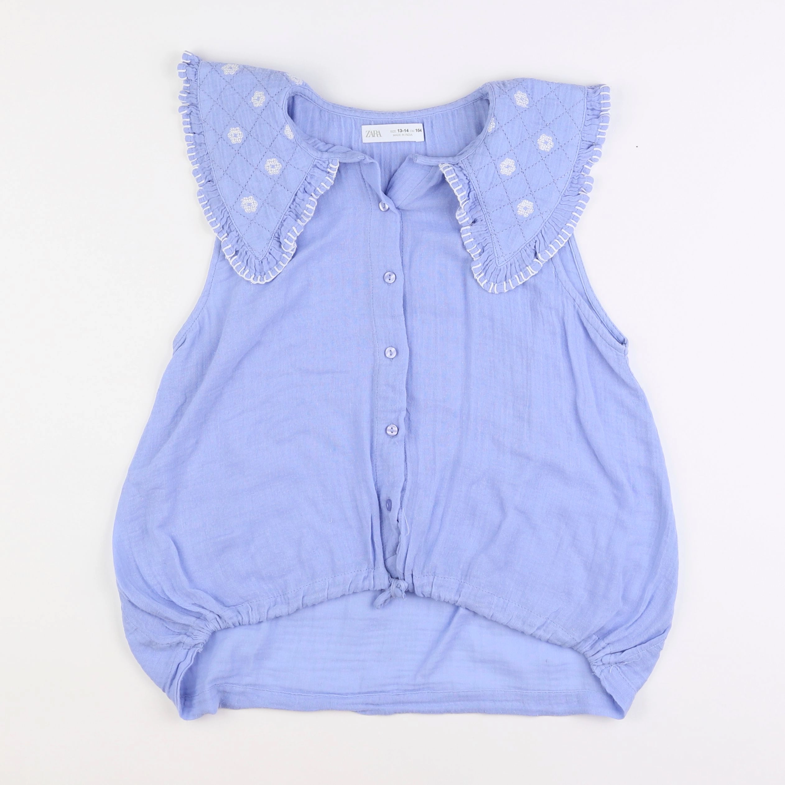 Zara - blouse bleu - 13/14 ans