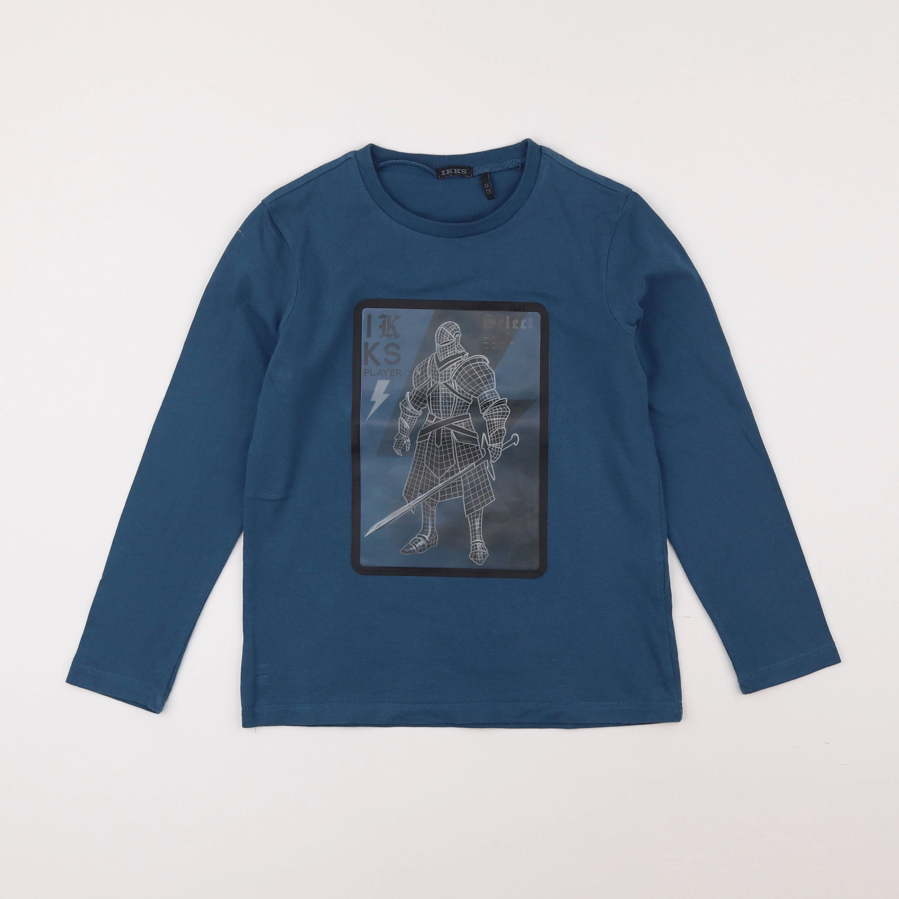 IKKS - tee-shirt bleu - 8 ans