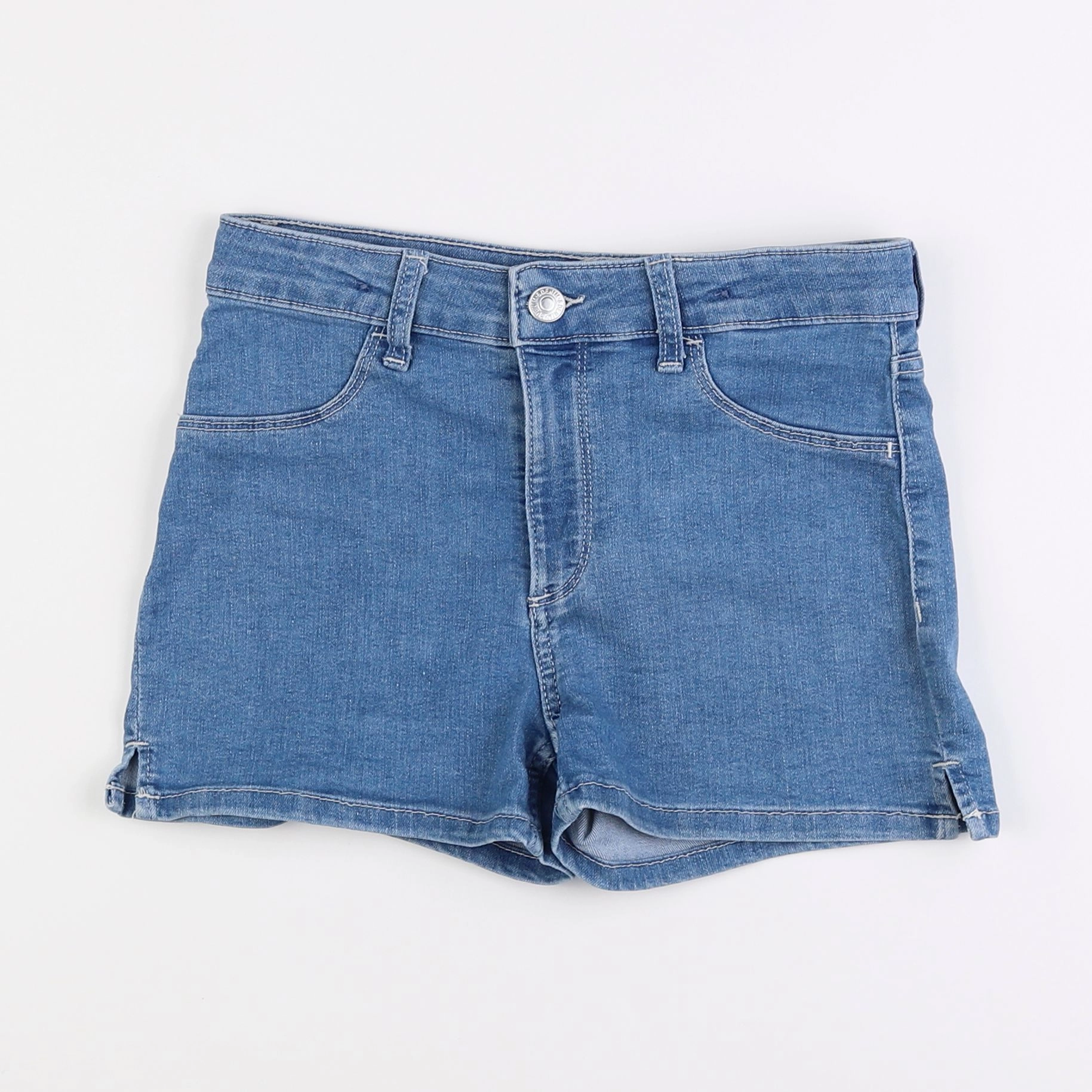 H&M - short bleu - 10/11 ans