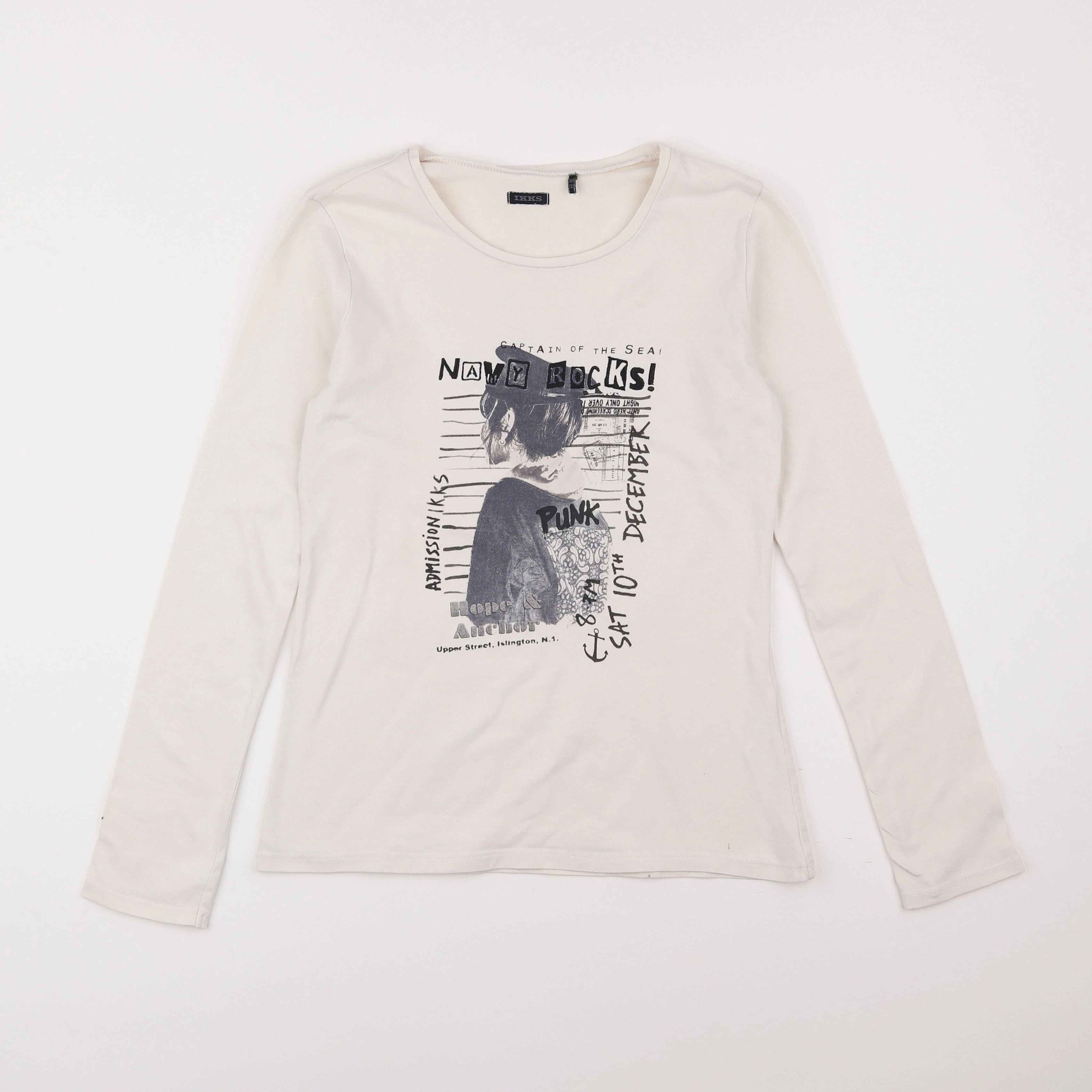 IKKS - tee-shirt blanc - 14 ans