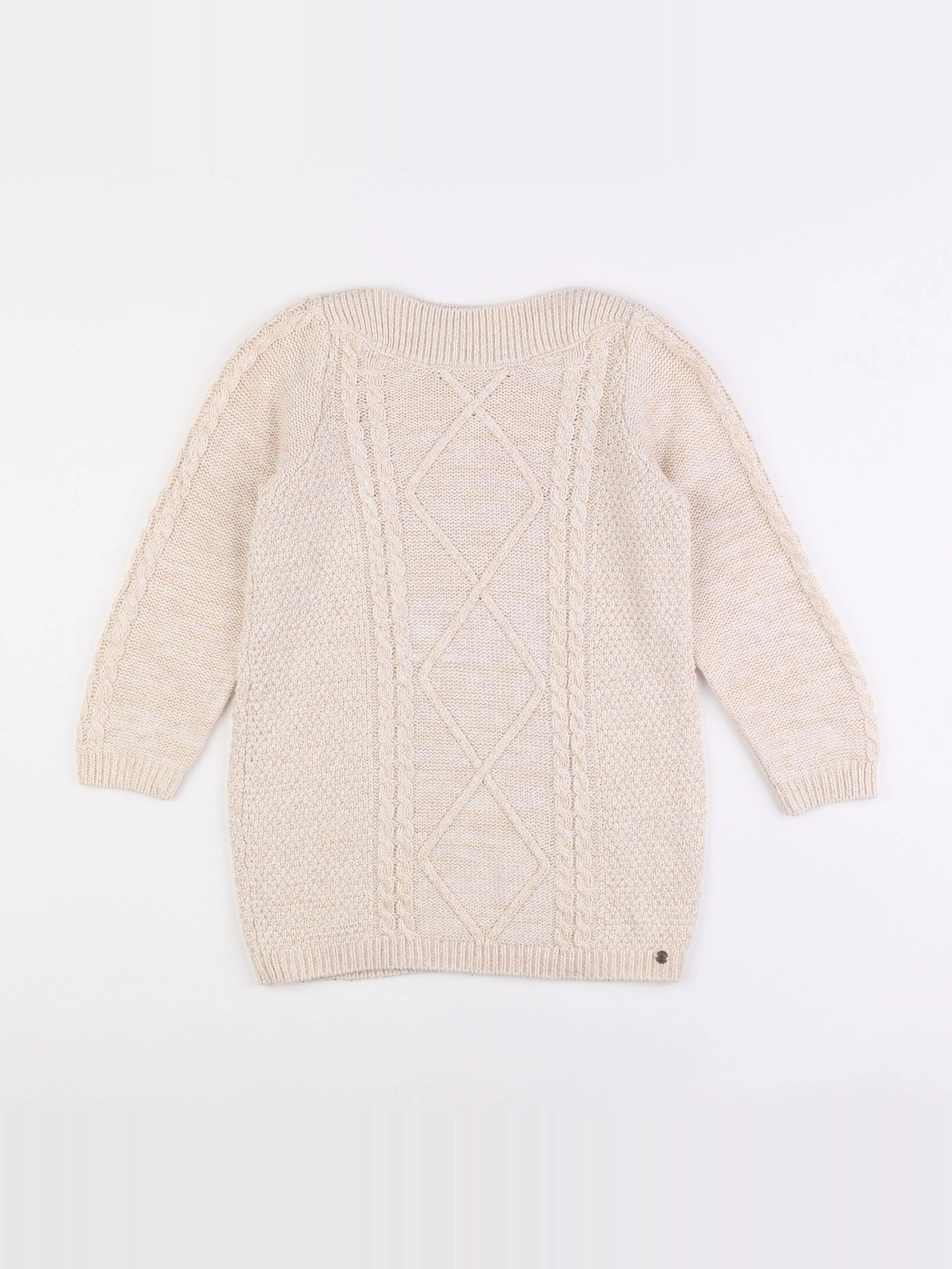 IKKS - robe beige, or - 5 ans