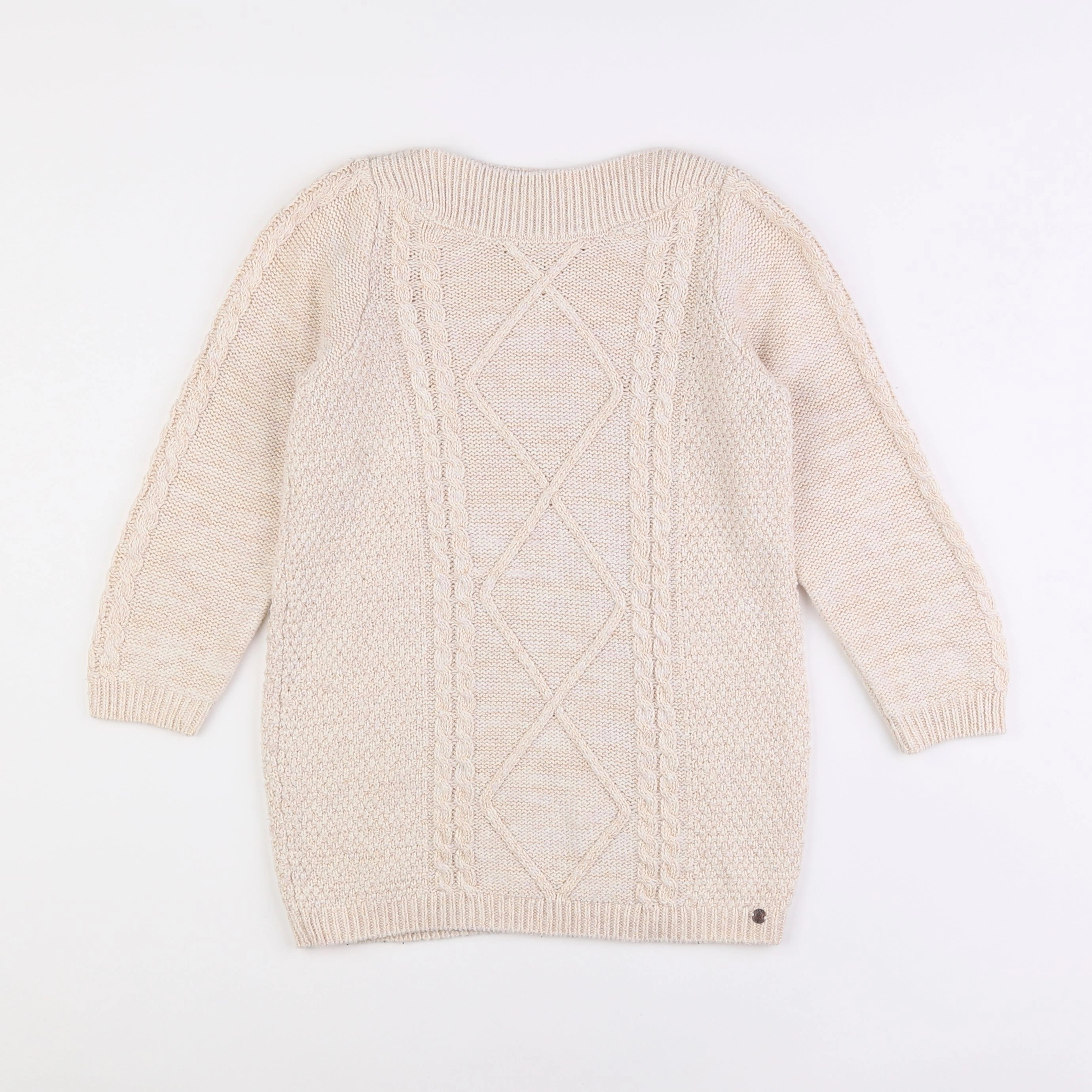 IKKS - robe beige, or - 5 ans