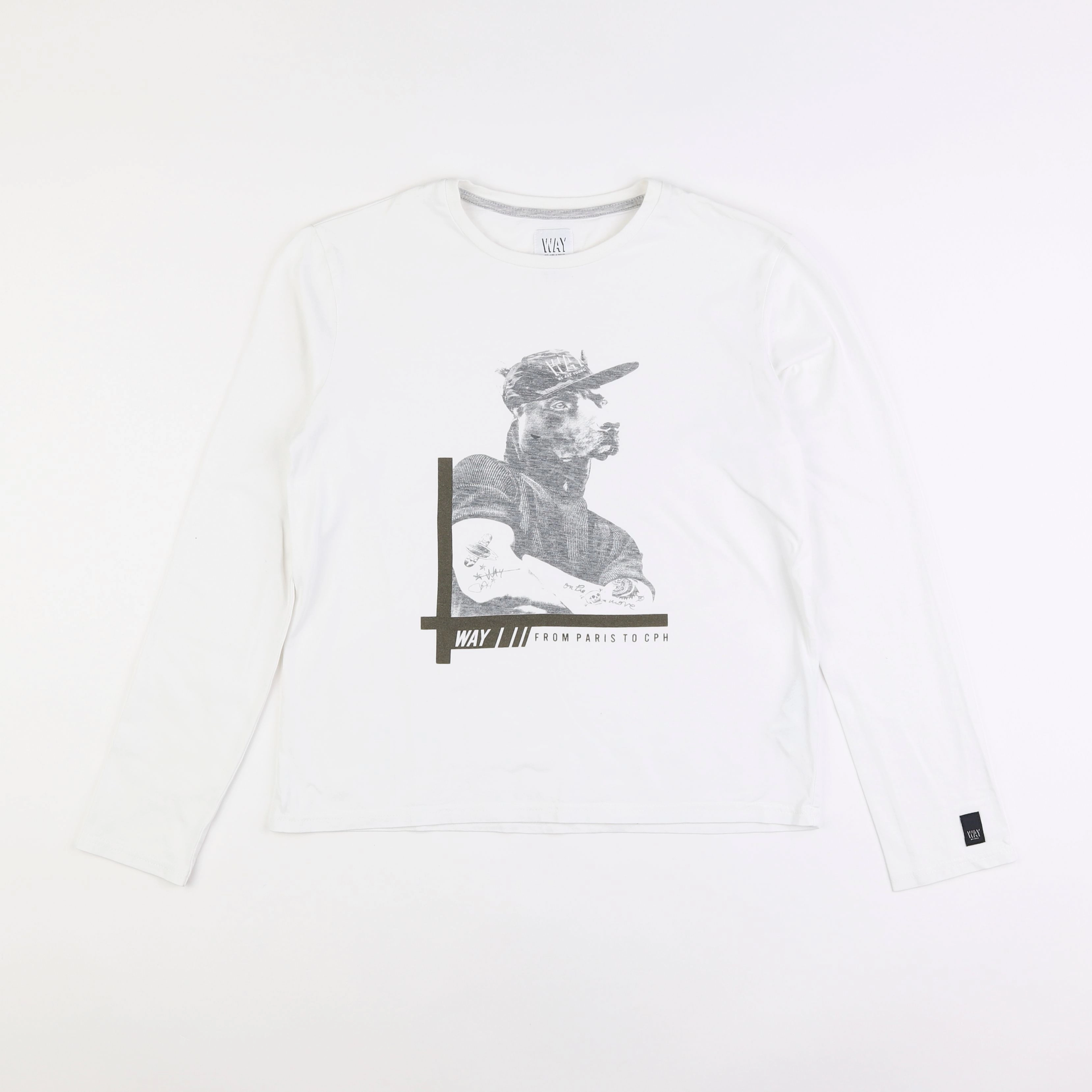 IKKS - tee-shirt blanc - 14 ans