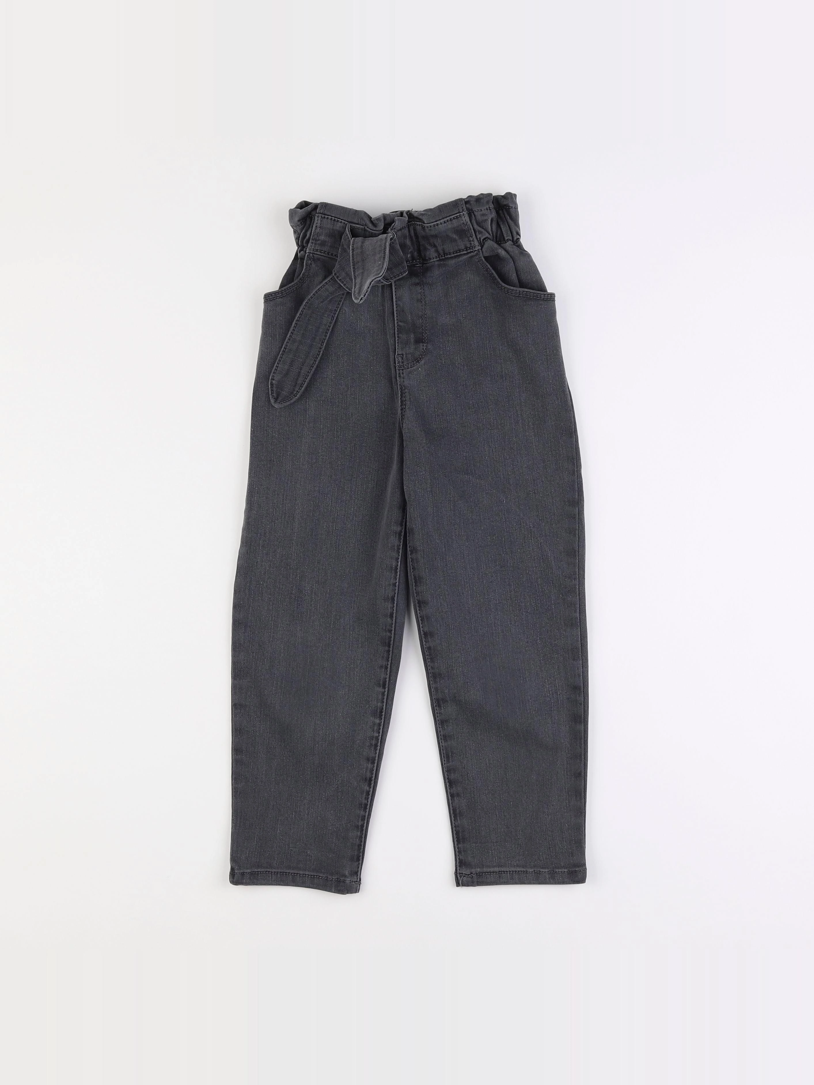 IKKS - jean gris - 7 ans