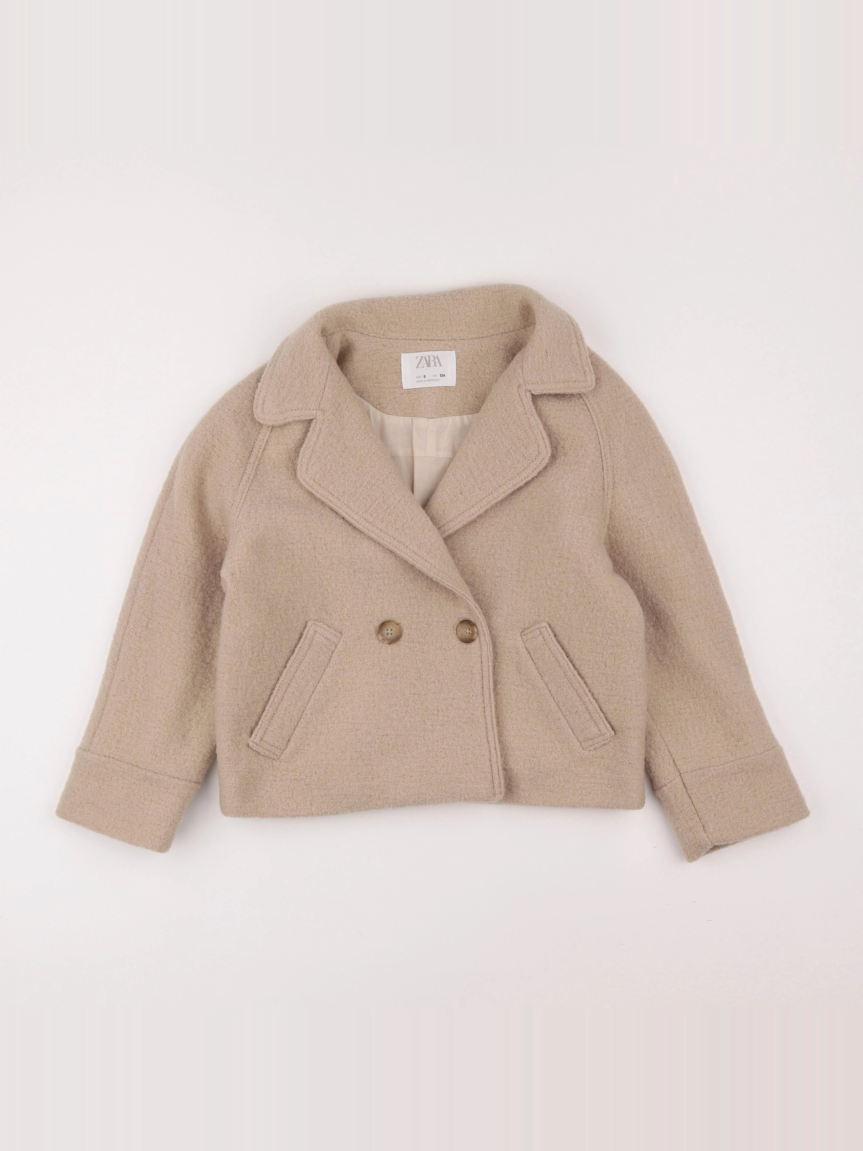 Zara - veste beige - 9 ans