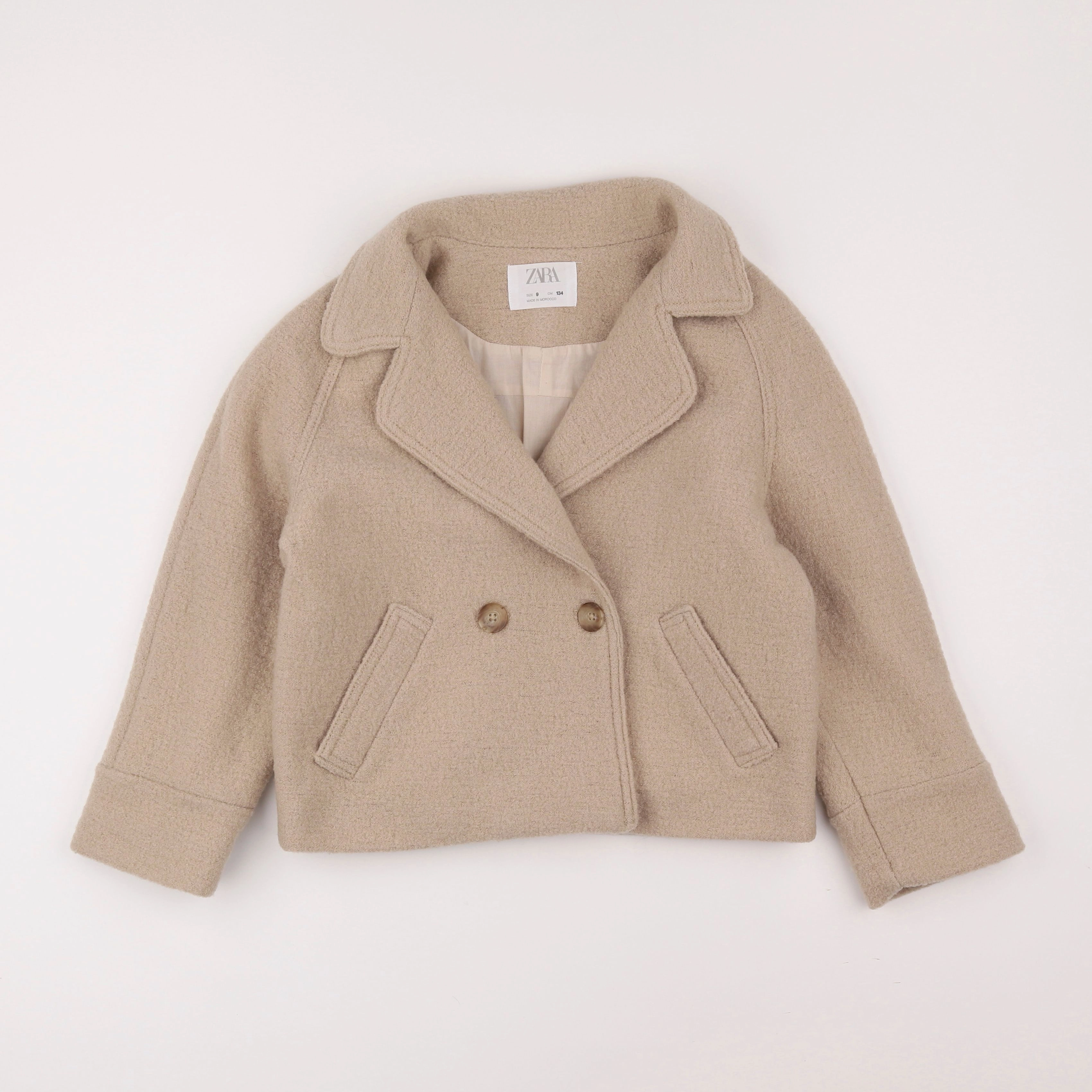 Zara - veste beige - 9 ans