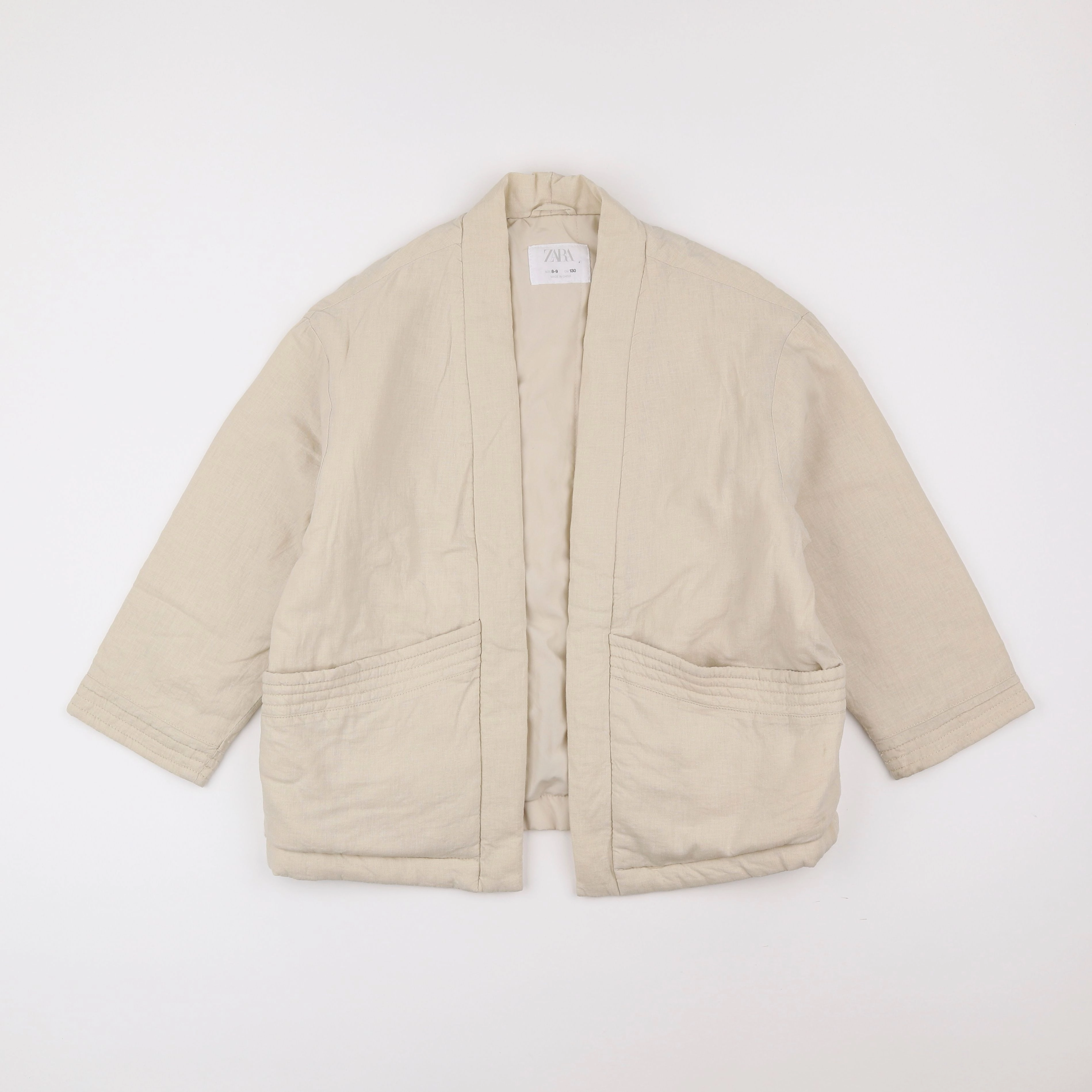 Zara - veste beige - 8/9 ans