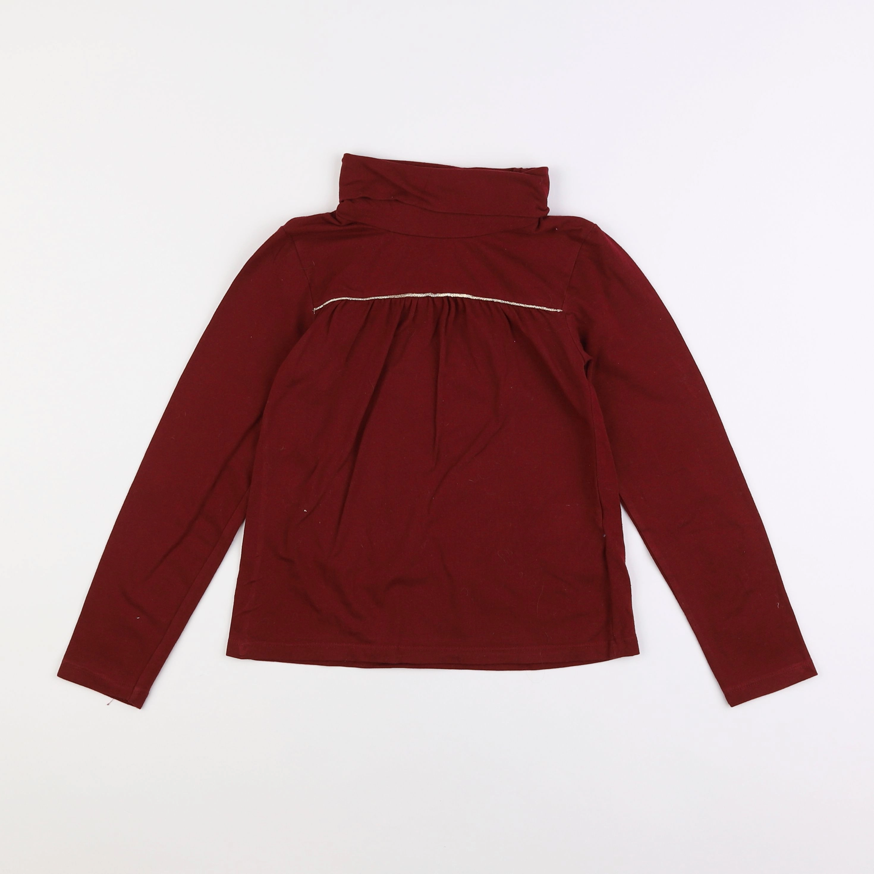 Vertbaudet - sous-pull rouge - 8 ans