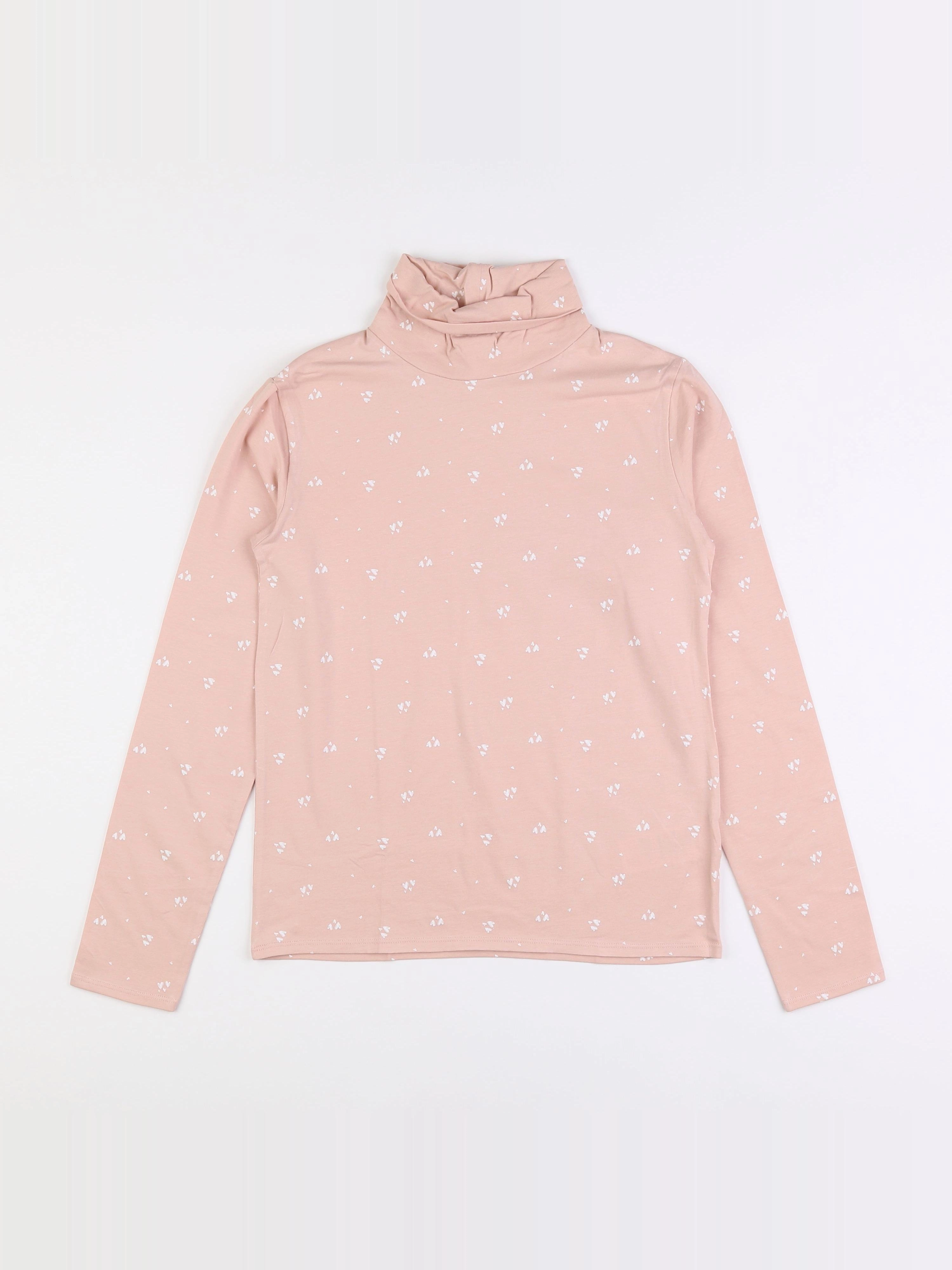 Vertbaudet - sous-pull rose - 12 ans
