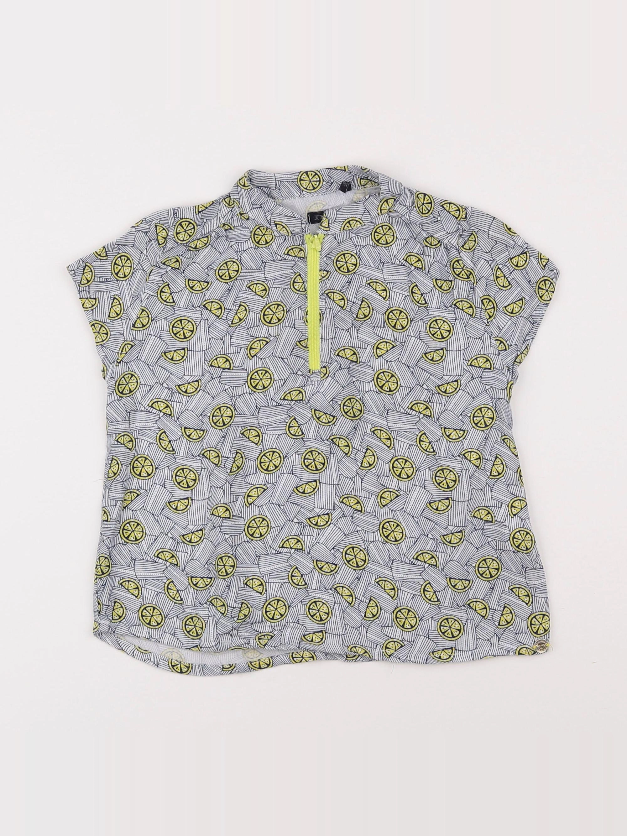 IKKS - blouse bleu - 4 ans