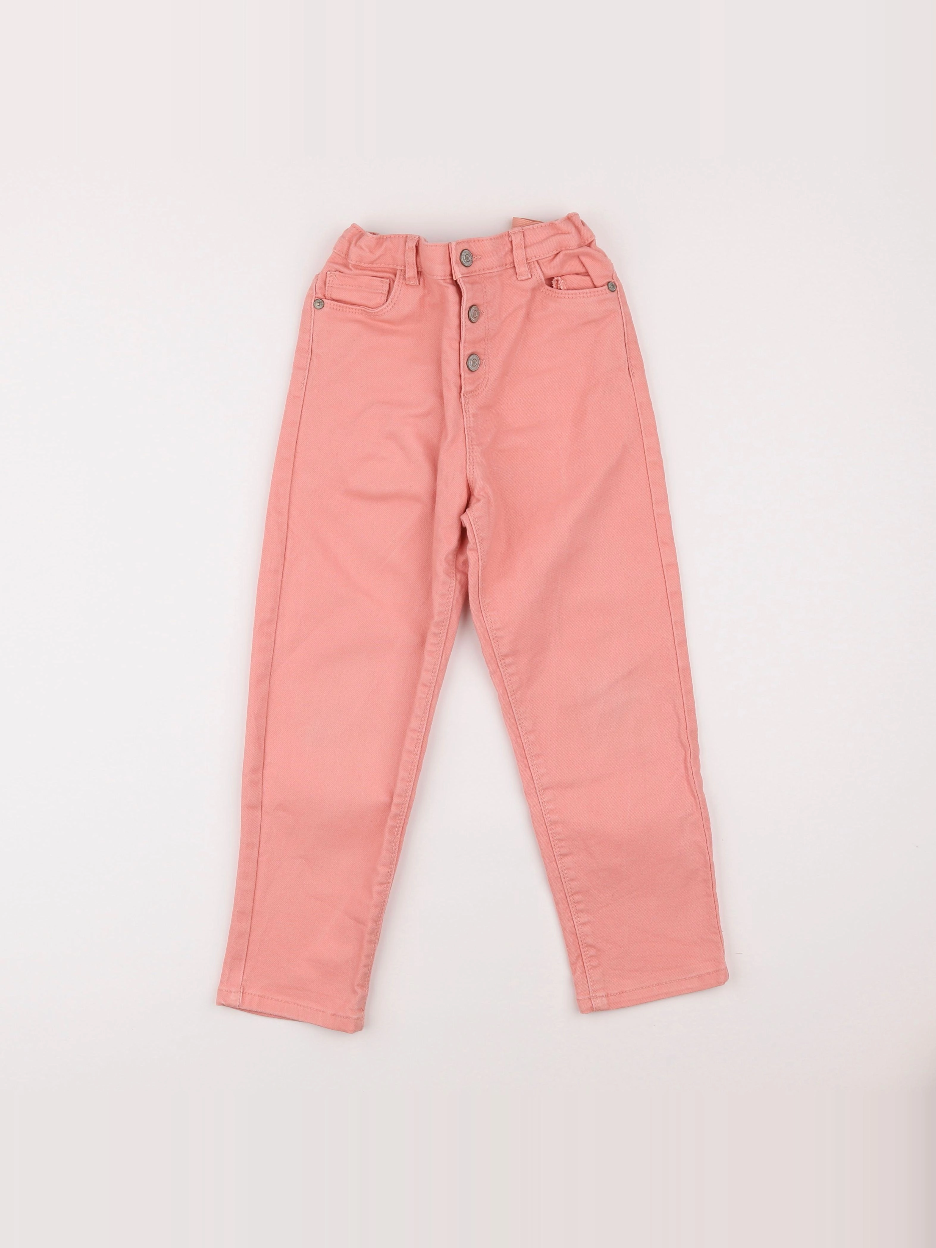 Vertbaudet - jean rose - 7 ans
