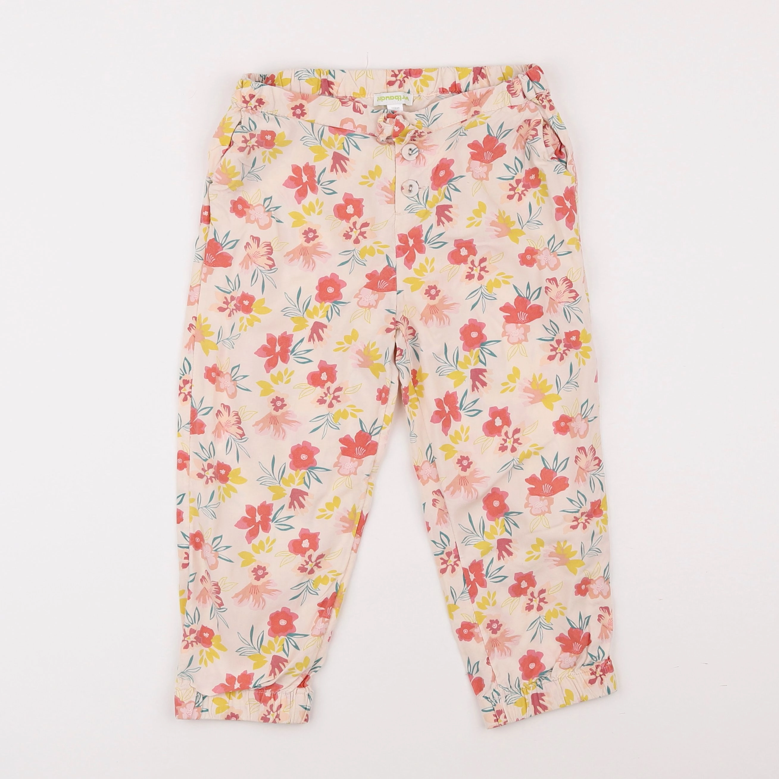 Vertbaudet - pantalon rose - 7 ans