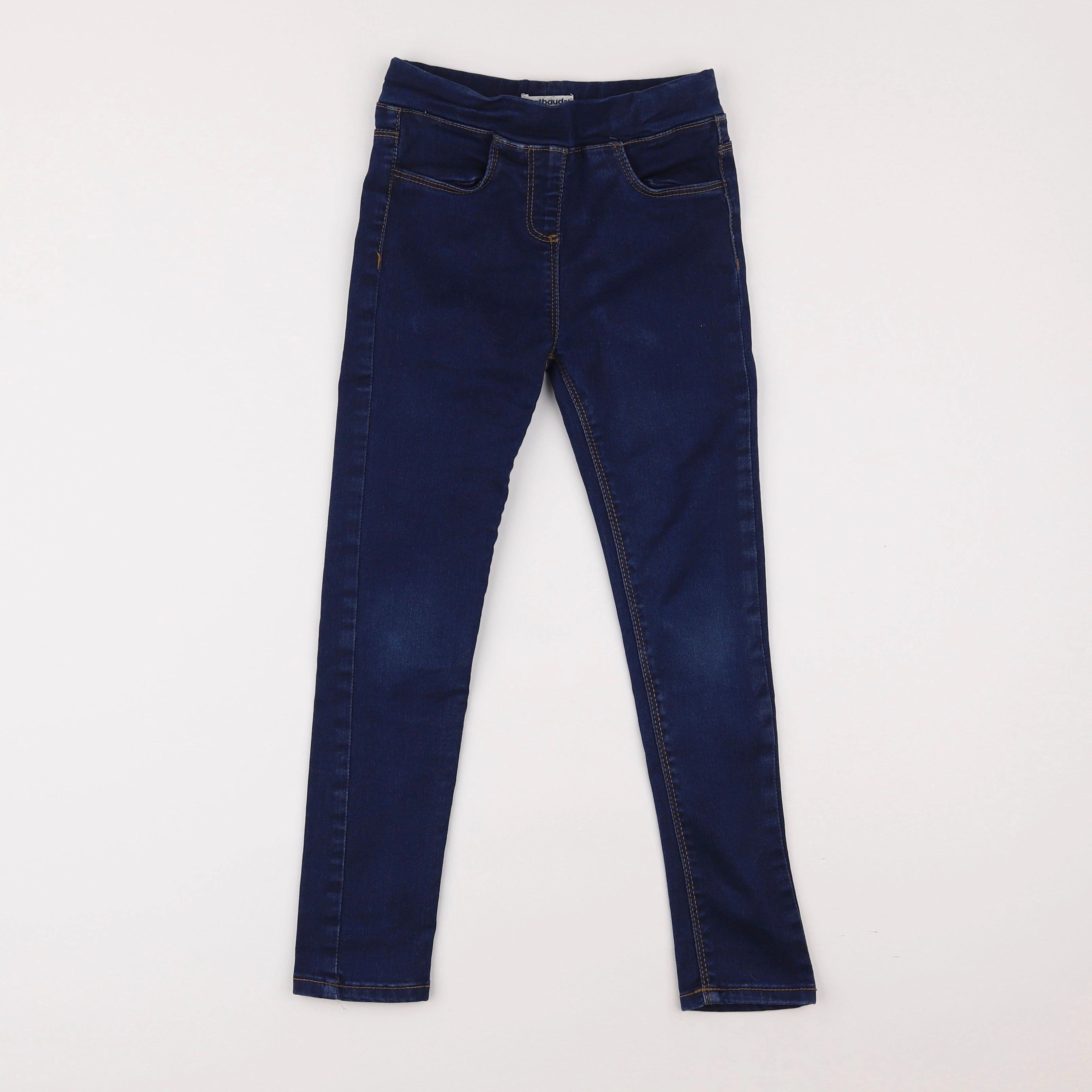 Vertbaudet - jegging bleu - 7 ans