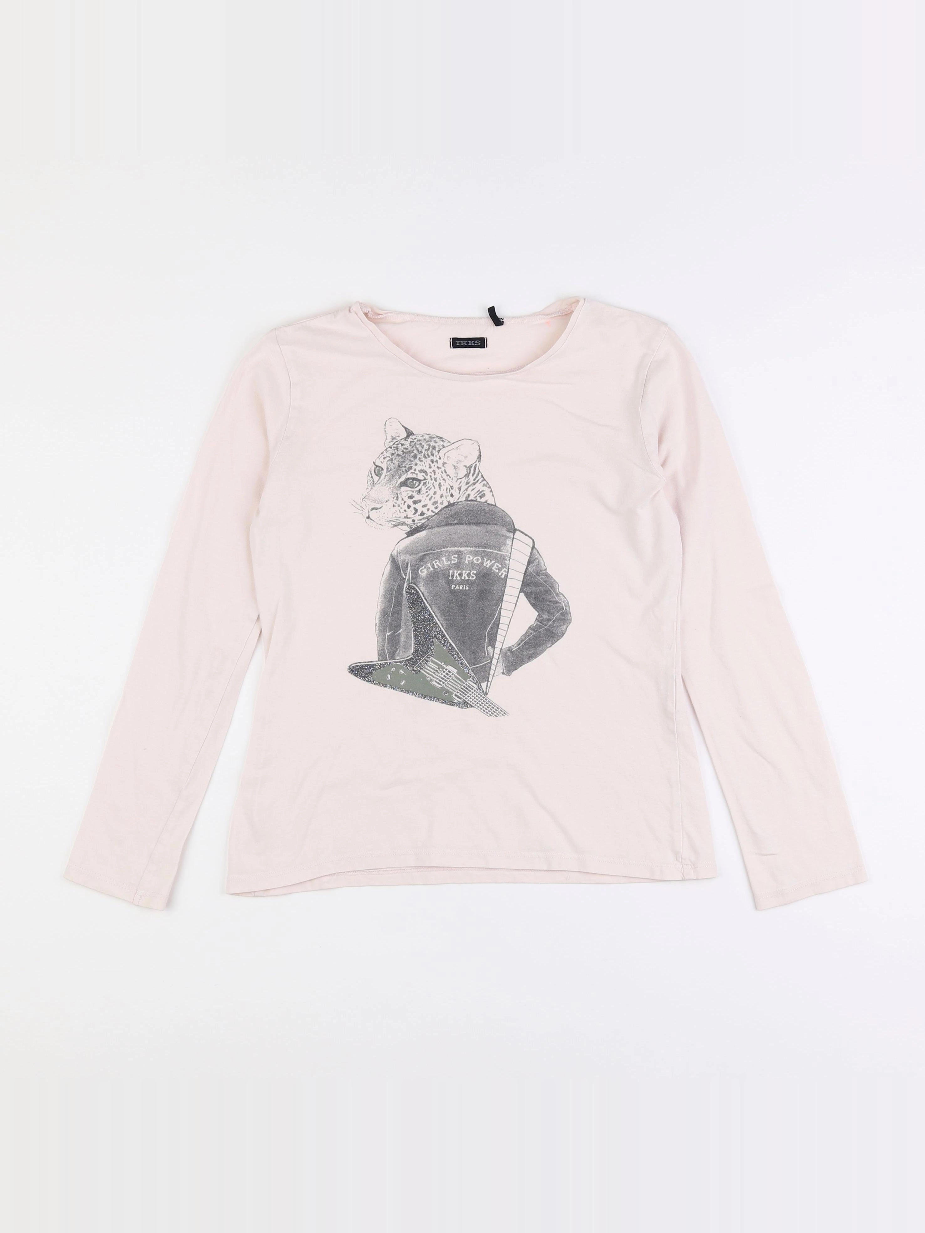 IKKS - tee-shirt rose - 12 ans