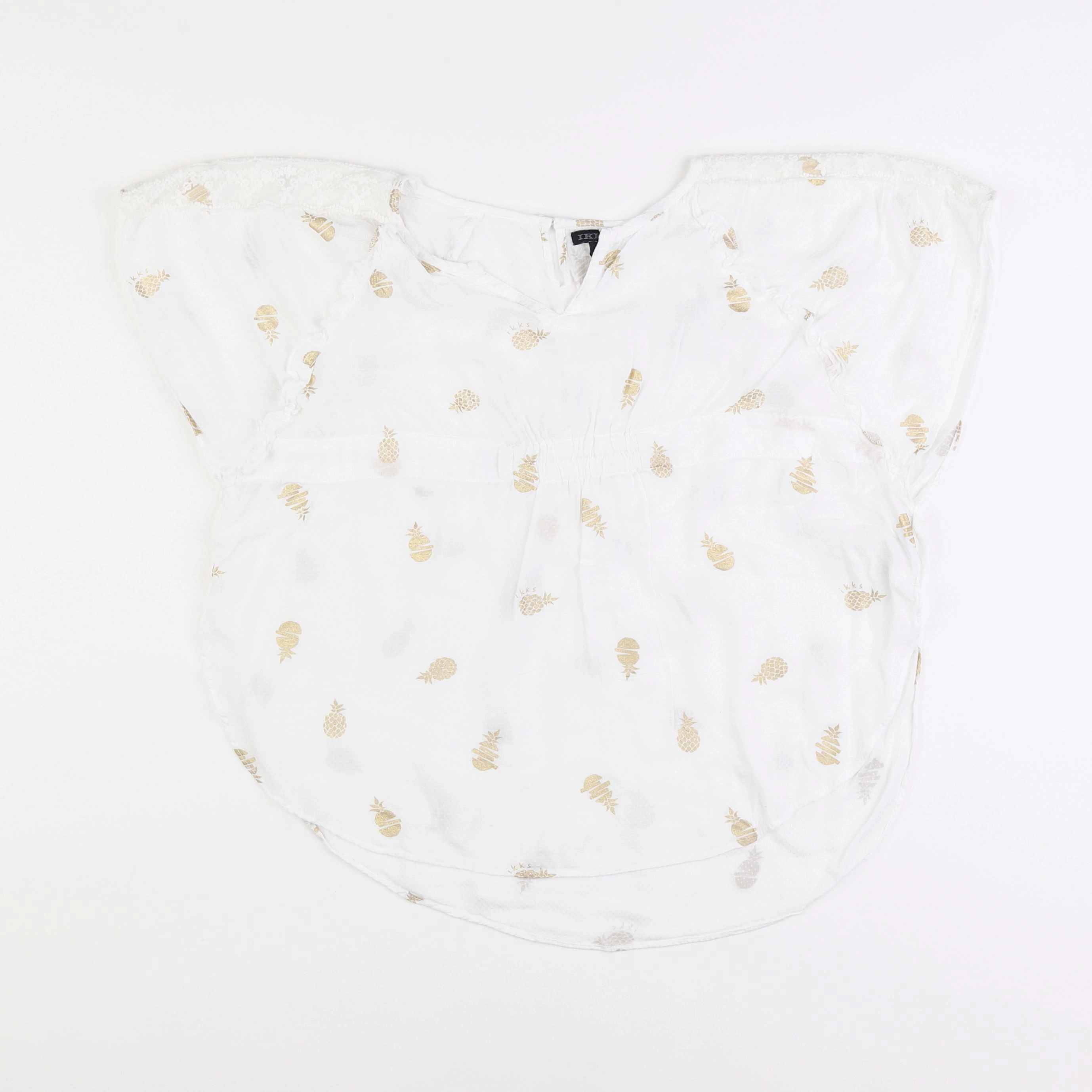 IKKS - blouse blanc - 10 ans