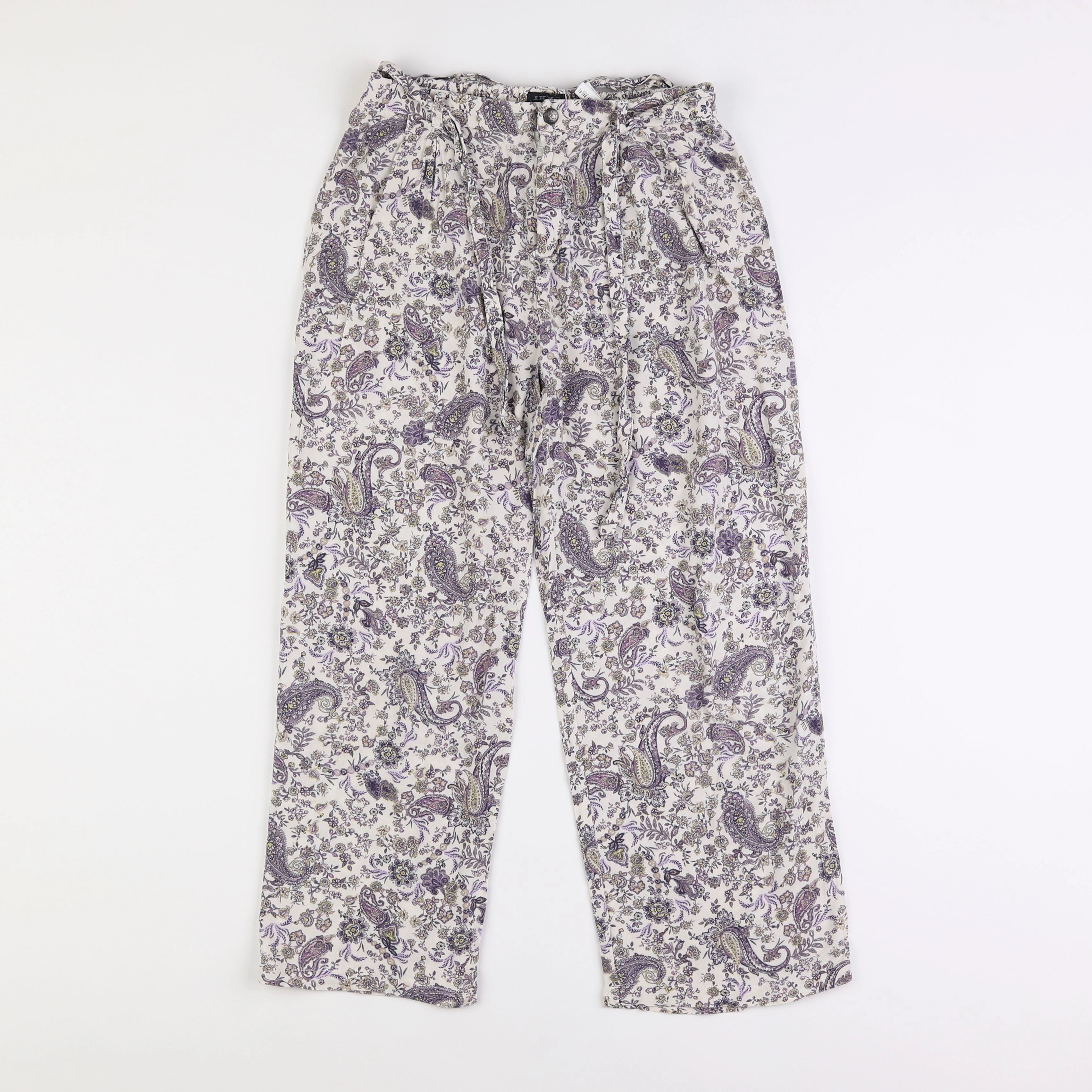 IKKS - sarouel violet, blanc - 12 ans