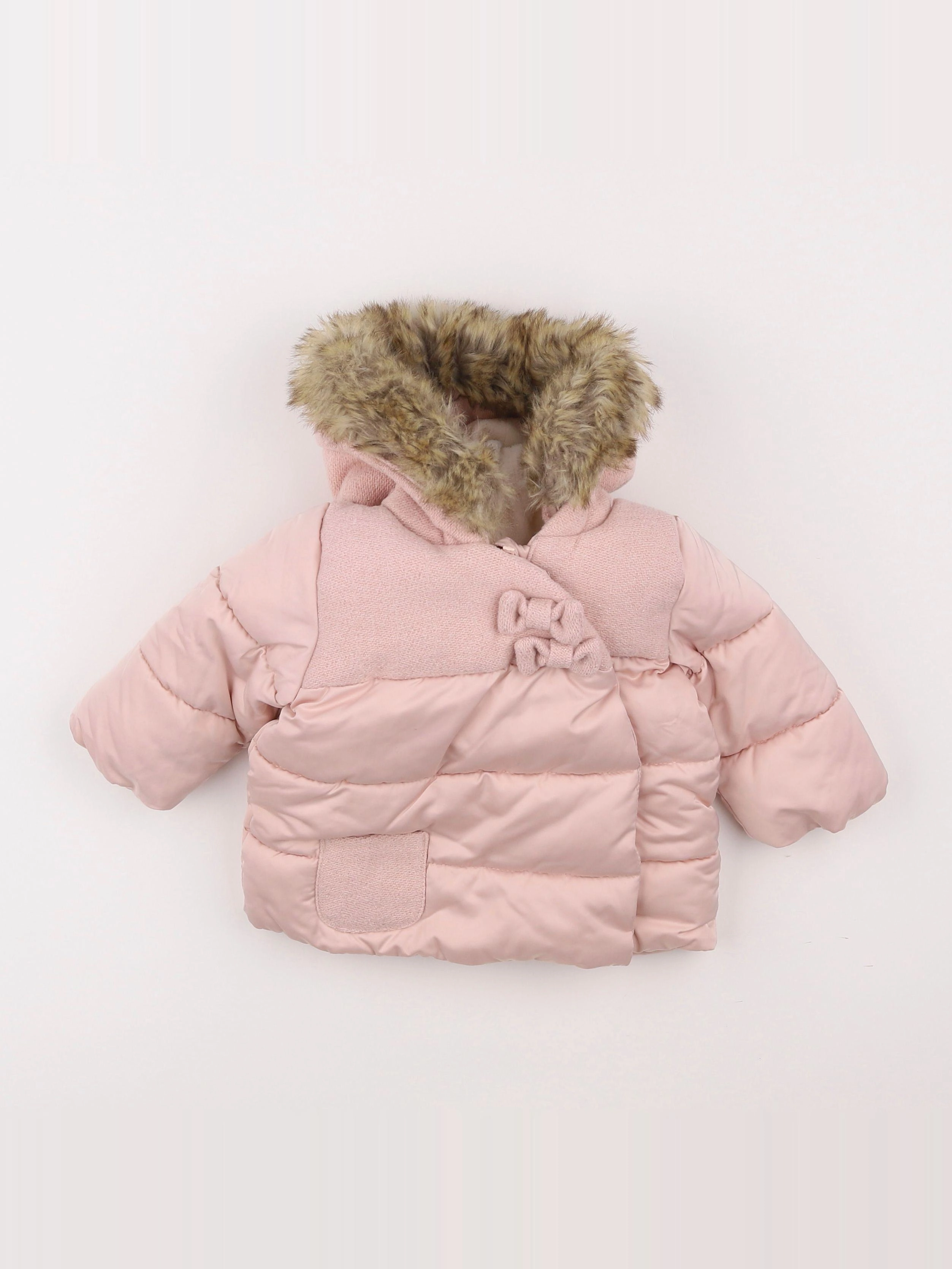 Tape à l'oeil - manteau rose - 6 mois