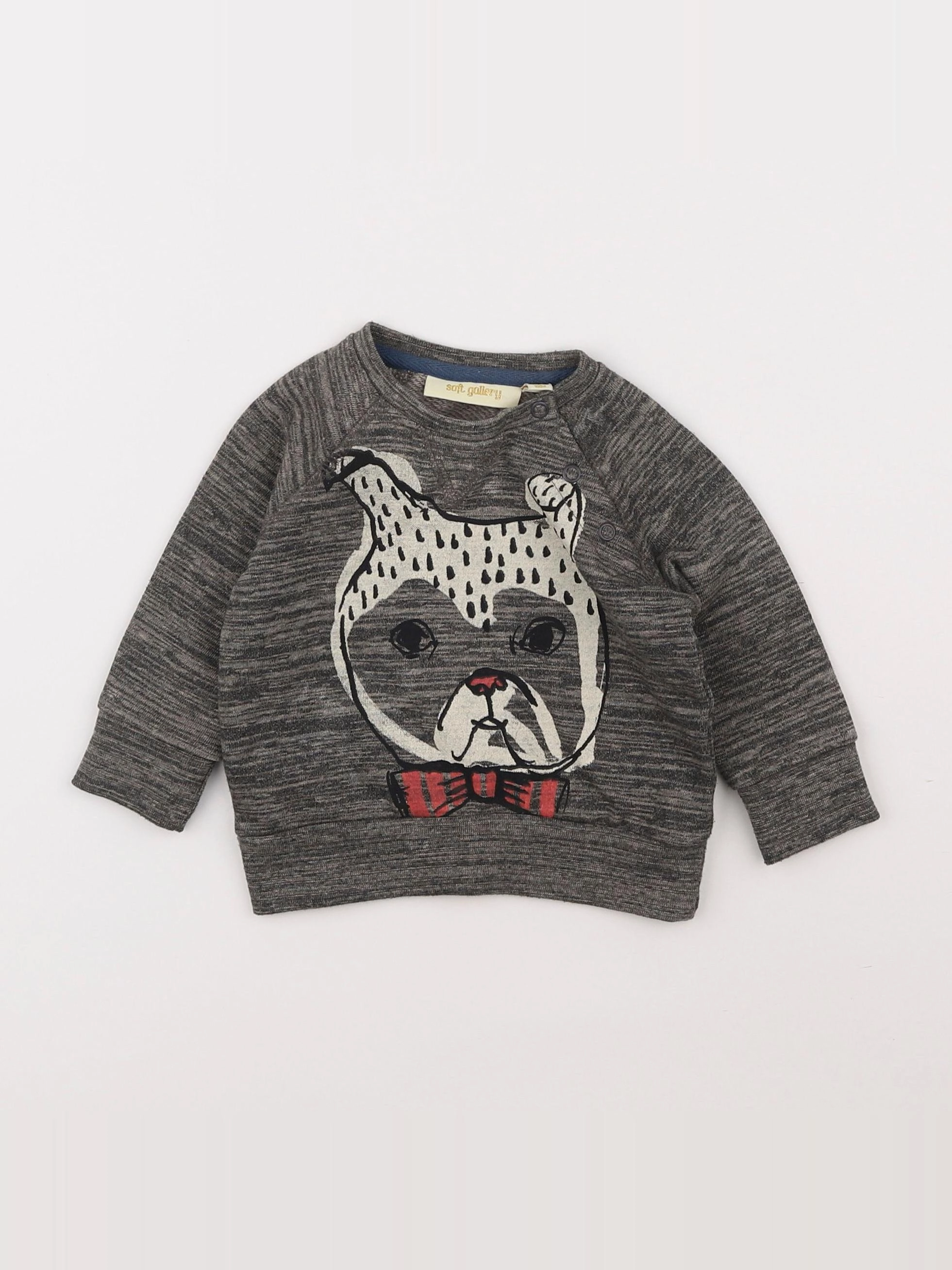 Soft Gallery - sweat gris - 6 mois