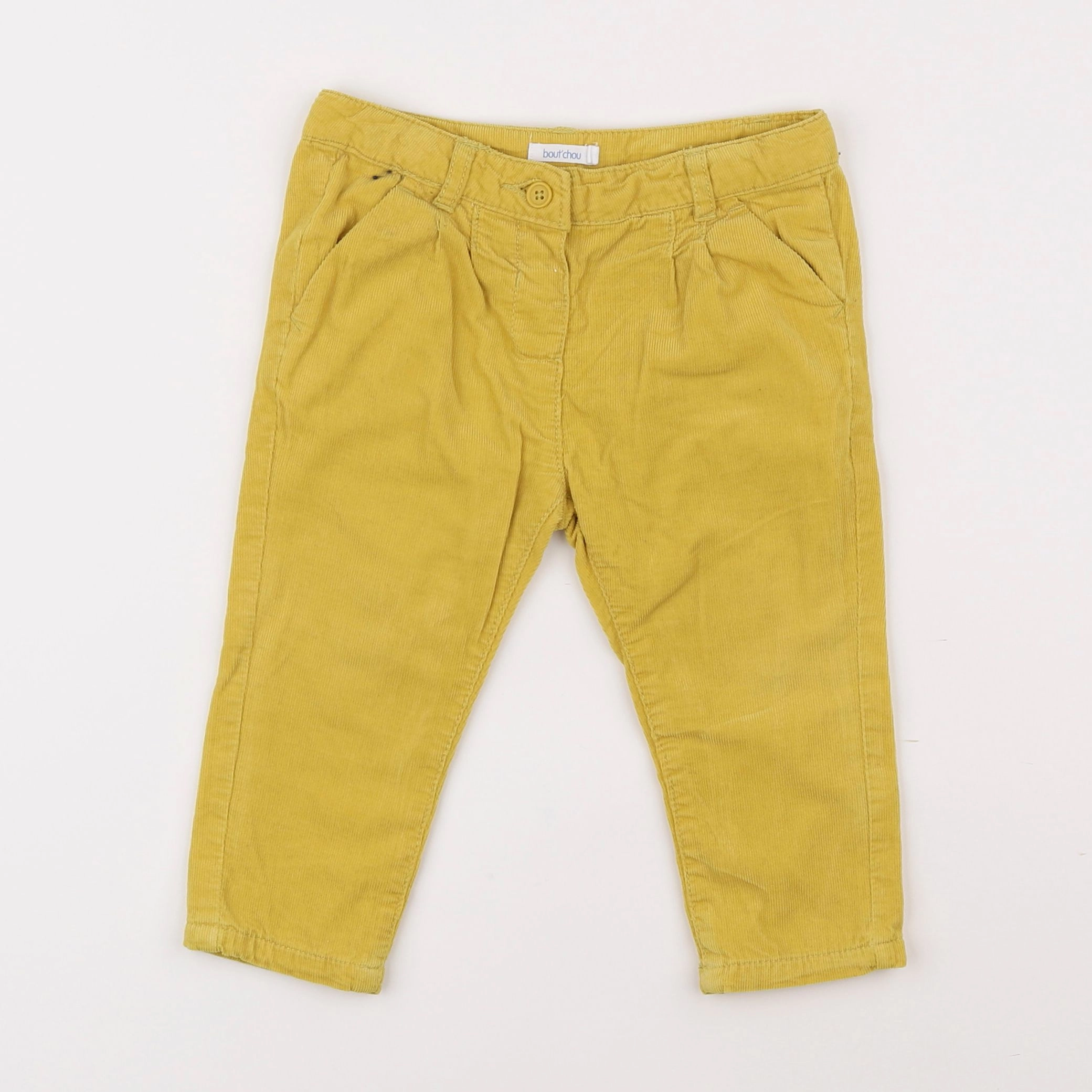 Boutchou - pantalon jaune - 12 mois