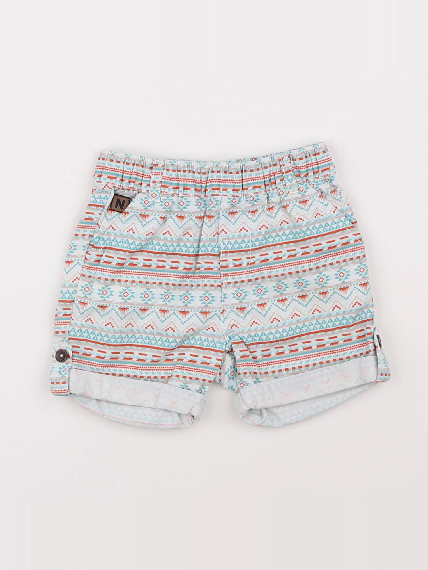 Natalys - short multicolore - 6 mois