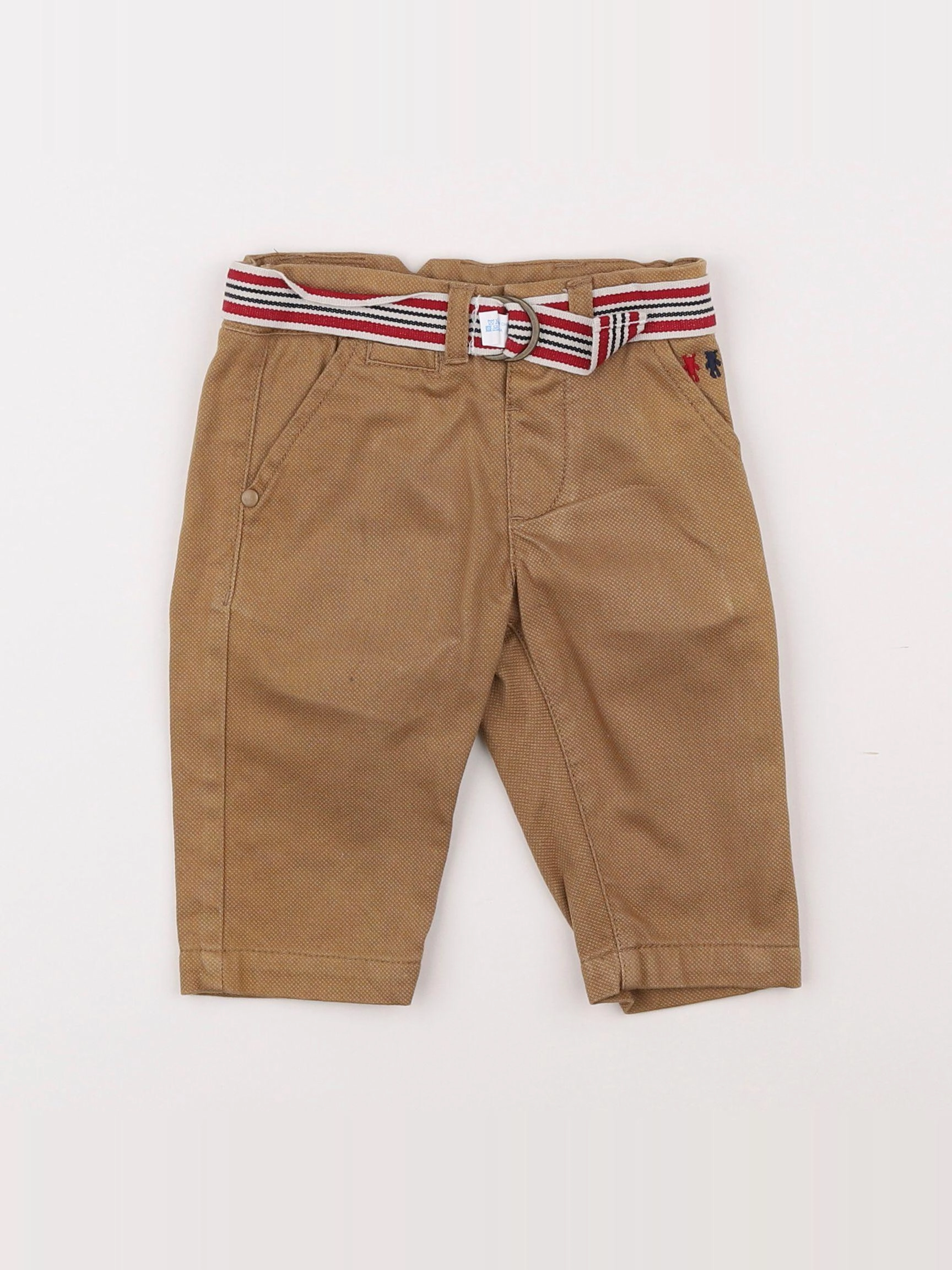 Natalys - pantalon marron - 6 mois
