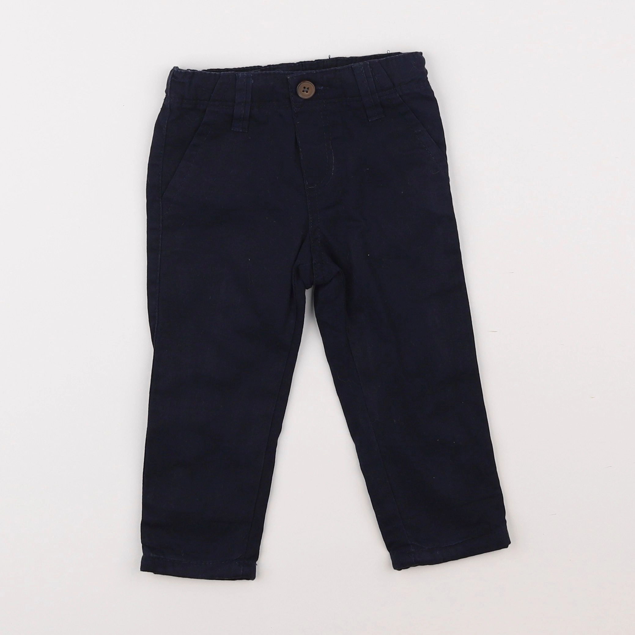 Boutchou - pantalon bleu - 12 mois