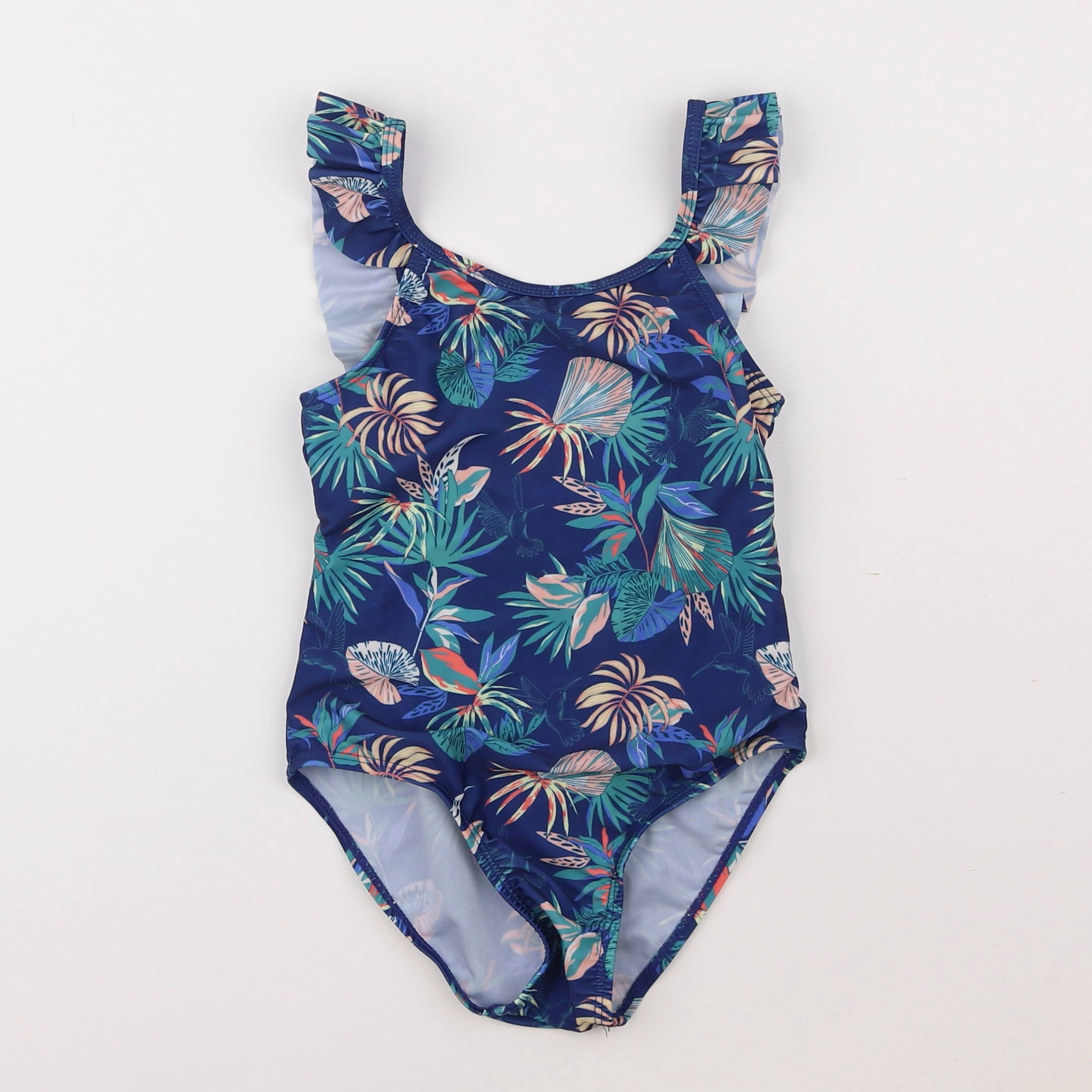 Vertbaudet - maillot de bain bleu - 6 ans