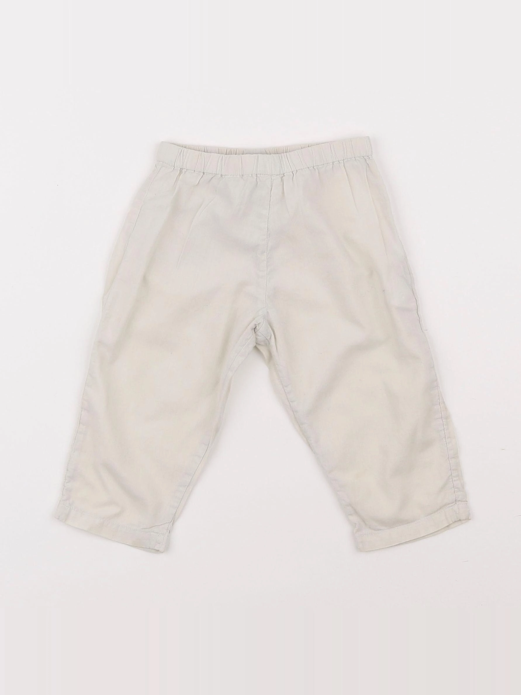 Bonton - pantalon beige - 12 mois